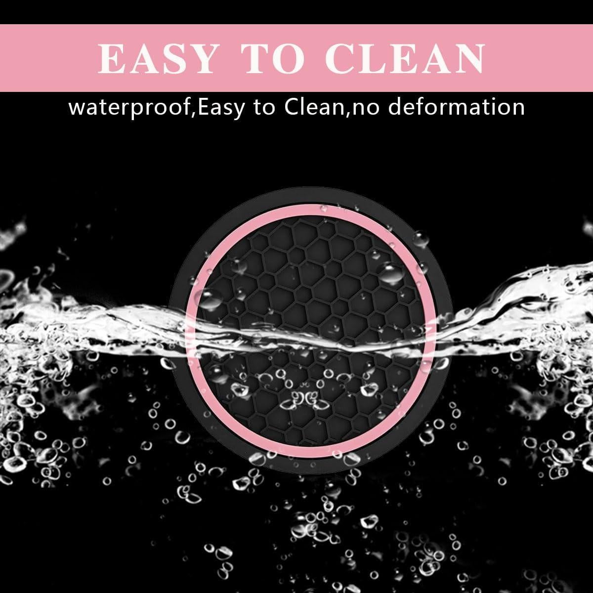 4 Posavasos Antideslizantes Couslcd para Coche 6.99 cm