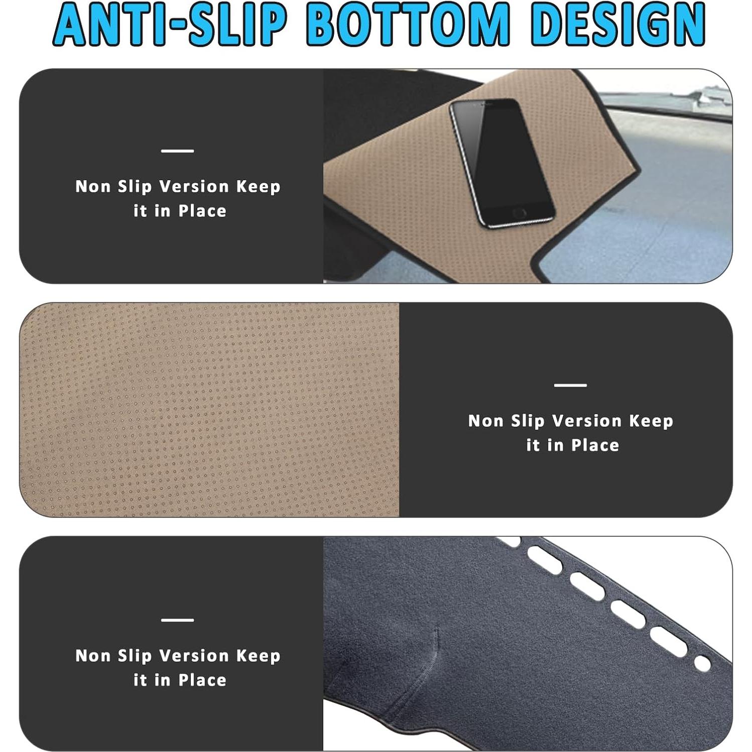 Cubierta de tablero HEDAQI para Toyota Corolla 2019-2024 gris