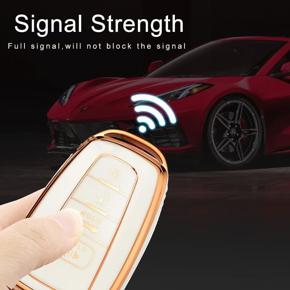 Funda de Llave Toyota Camry RAV4 Cacacar Verde TPU 360°