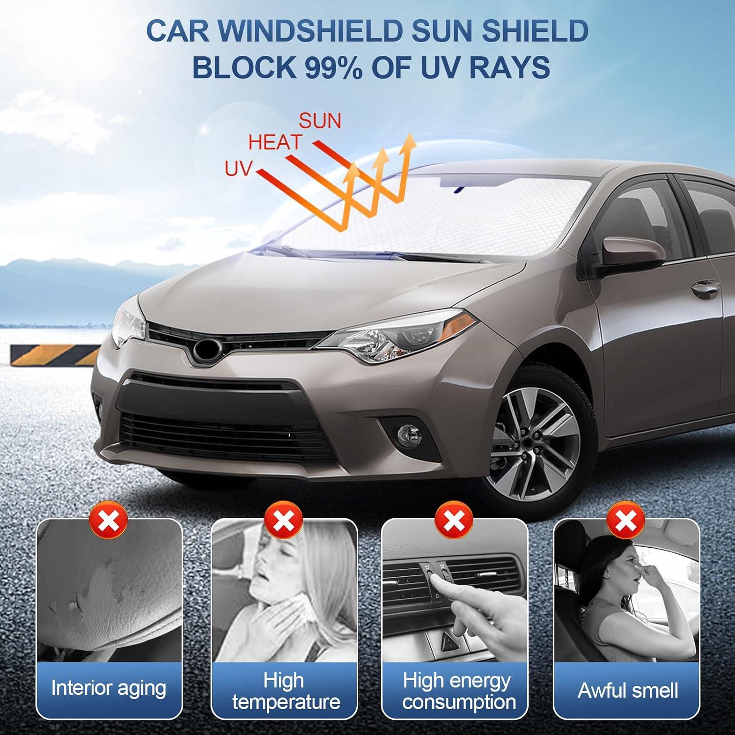 KMF Protector Solar Plegable para Toyota Corolla 2014-2019