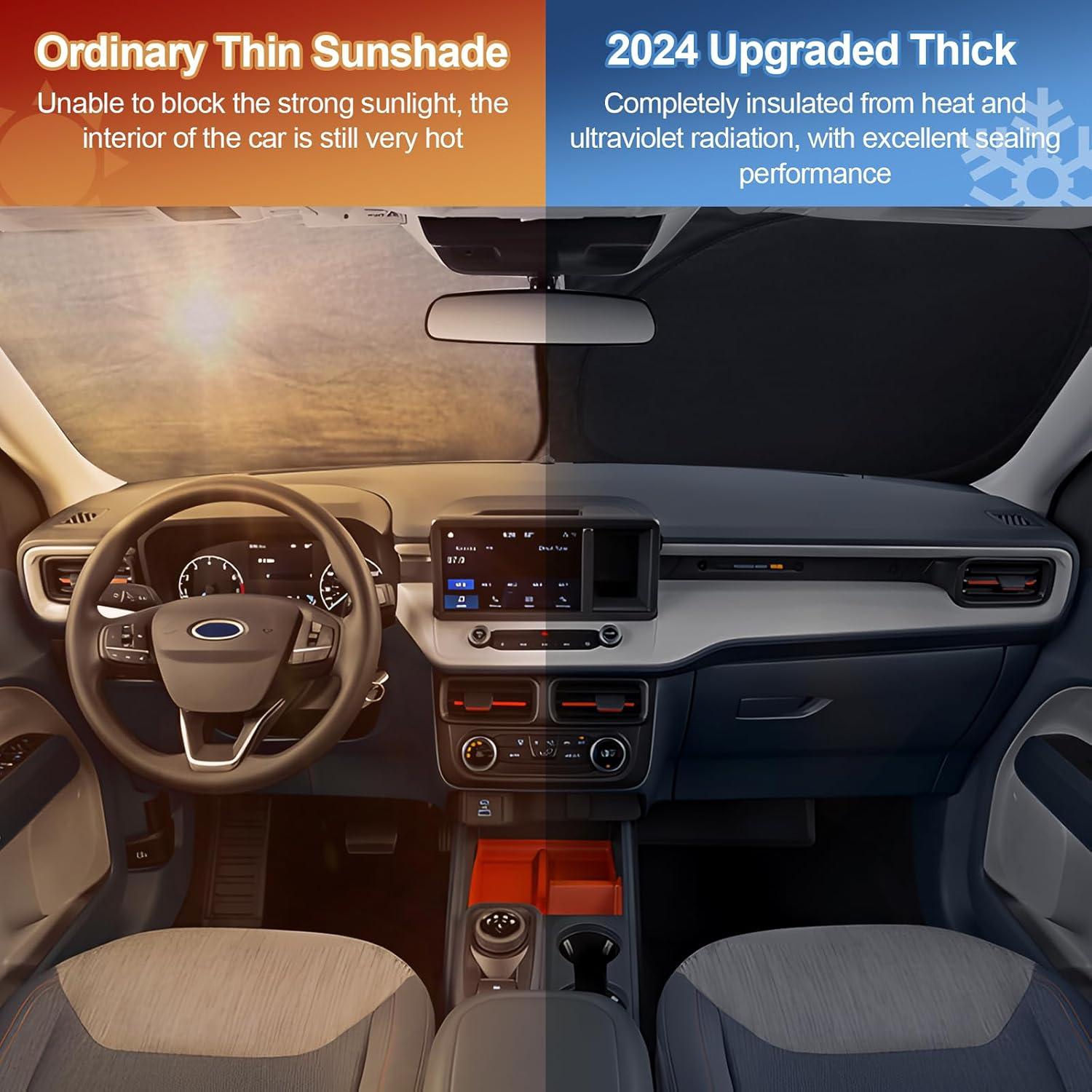 KMF Protector Solar Plegable para Toyota Corolla 2014-2019