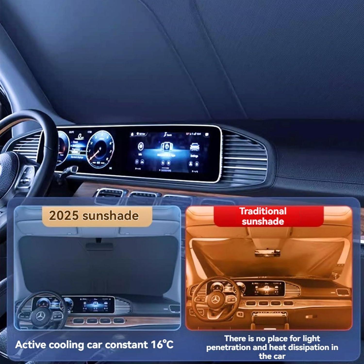 Cubierta de Parabrisas Solar JIADIANYOU para Toyota Corolla 2007-2025