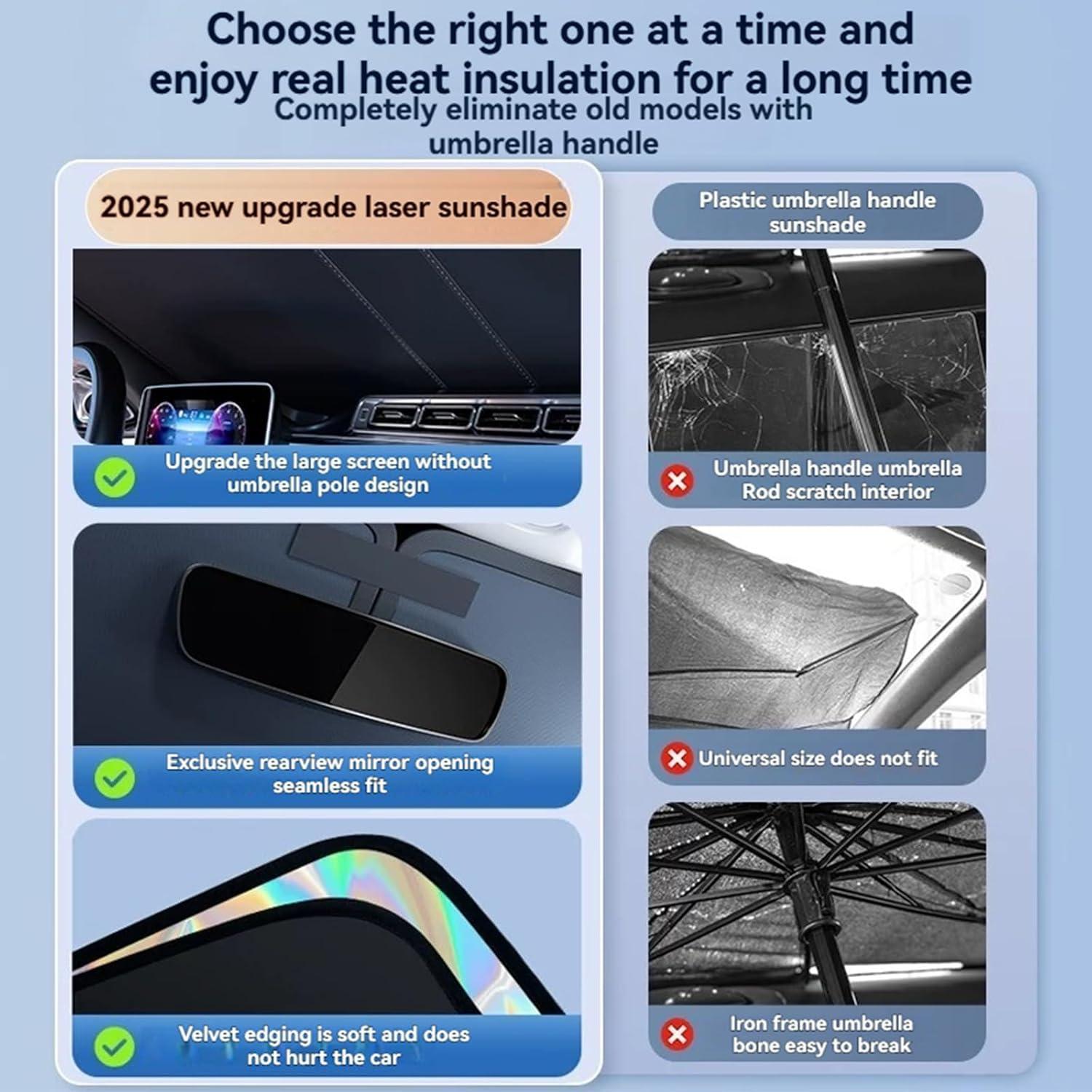 Cubierta de Parabrisas Solar JIADIANYOU para Toyota Corolla 2007-2025