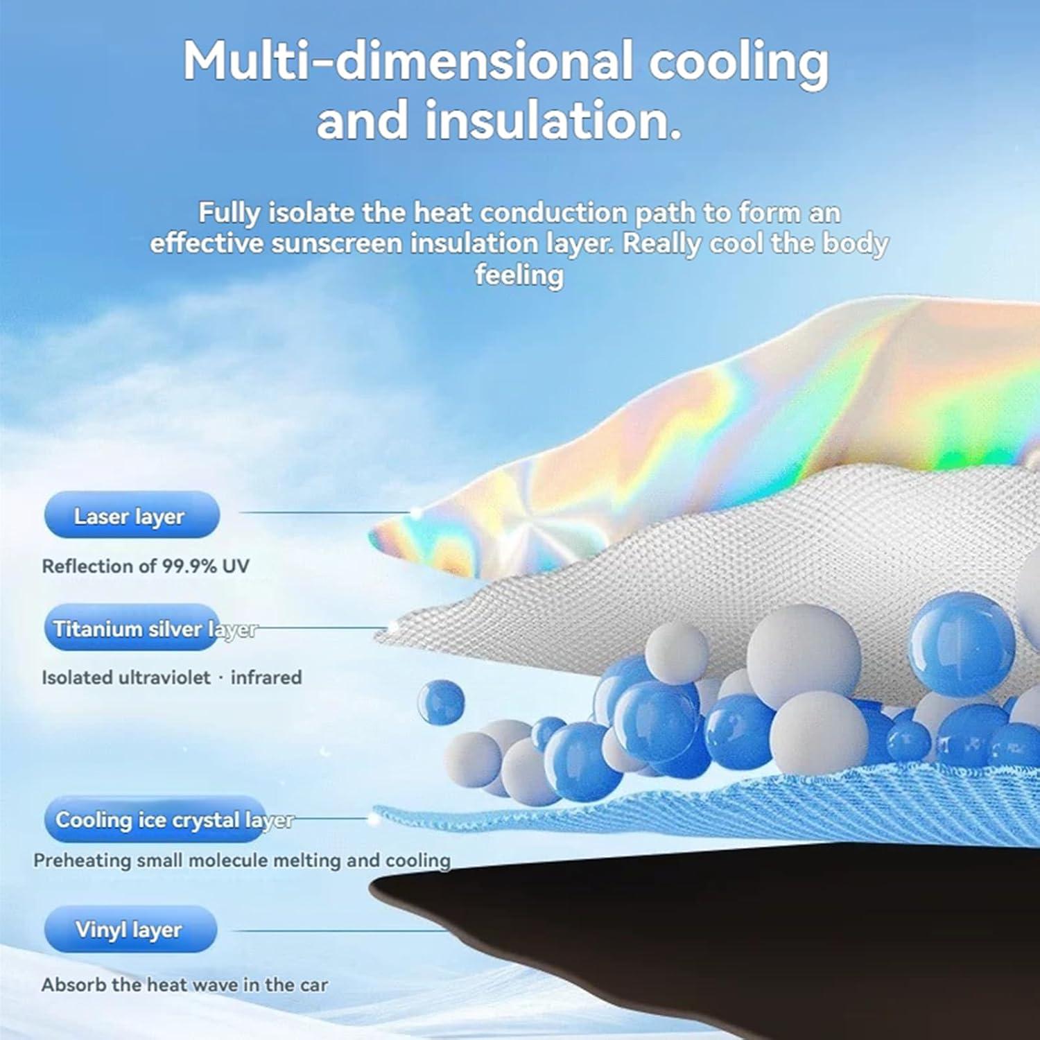 Cubierta de Parabrisas Solar JIADIANYOU para Toyota Corolla 2007-2025
