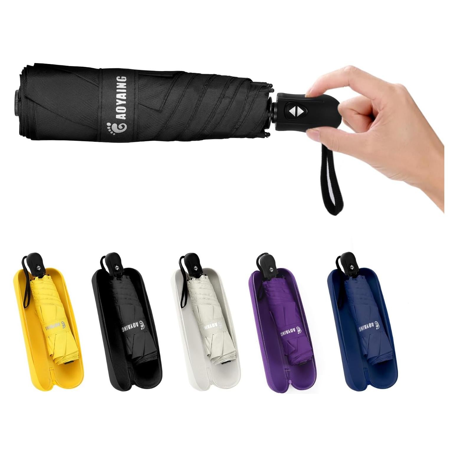 Paraguas Automático Compacto GAOYAING Plegable UV 50+