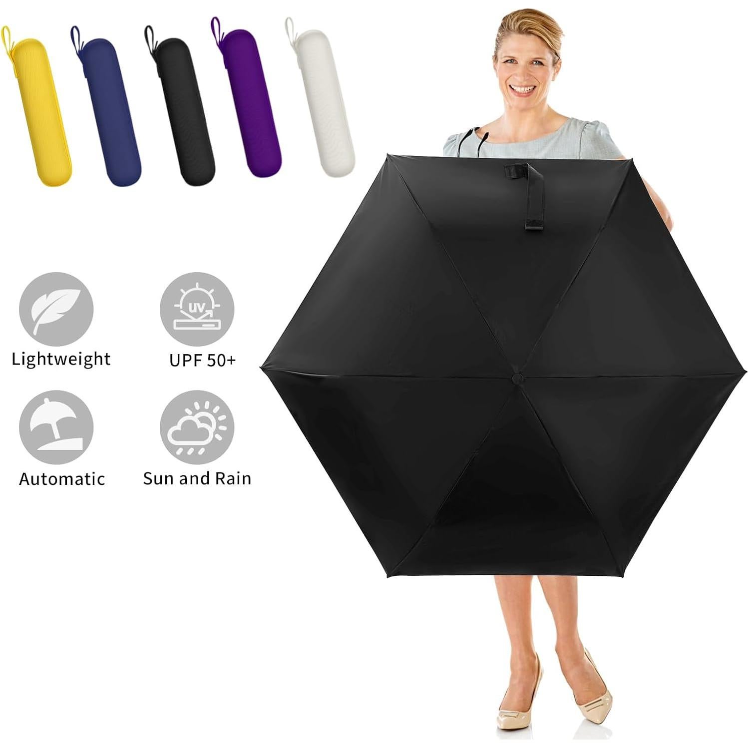 Paraguas Automático Compacto GAOYAING Plegable UV 50+