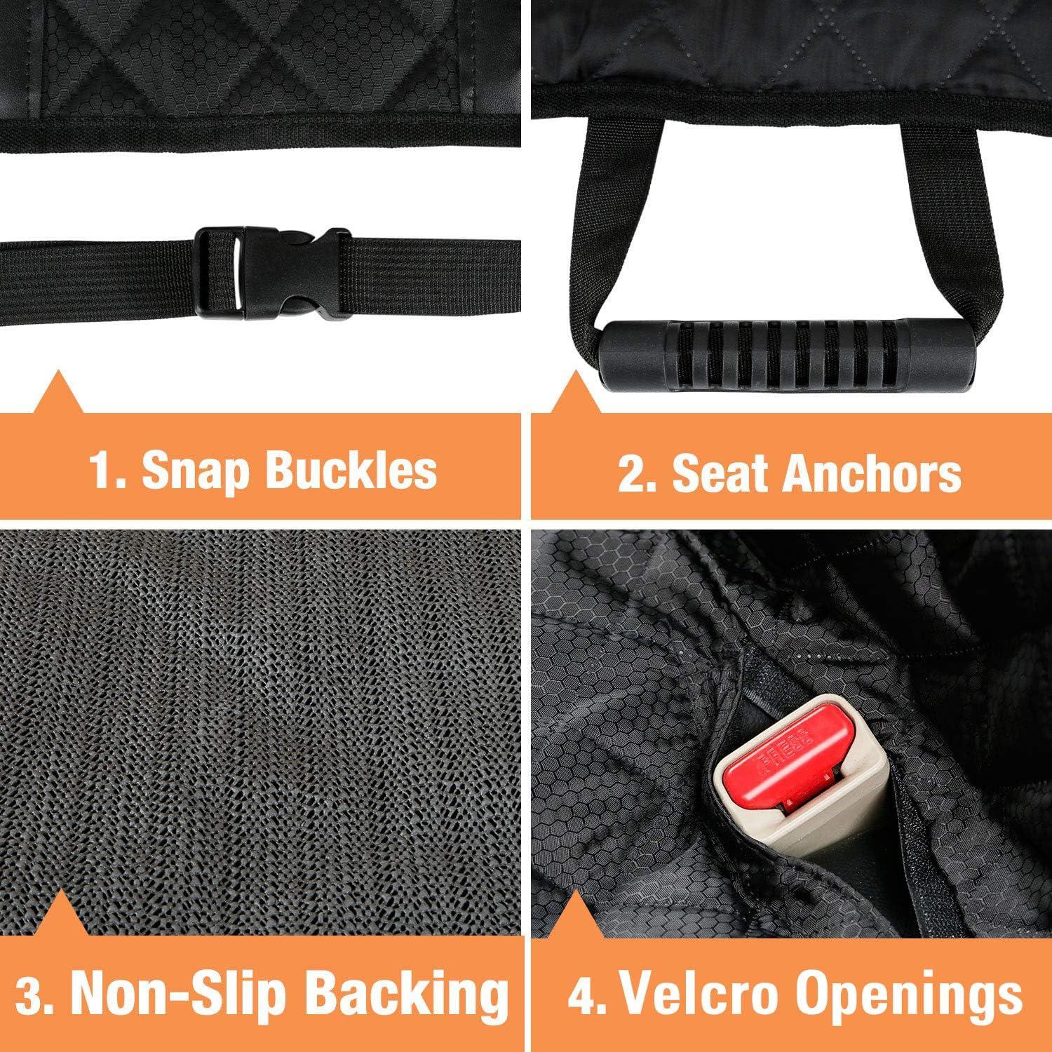 Cubierta de Asiento para Mascotas PETICON Negra 132x122cm