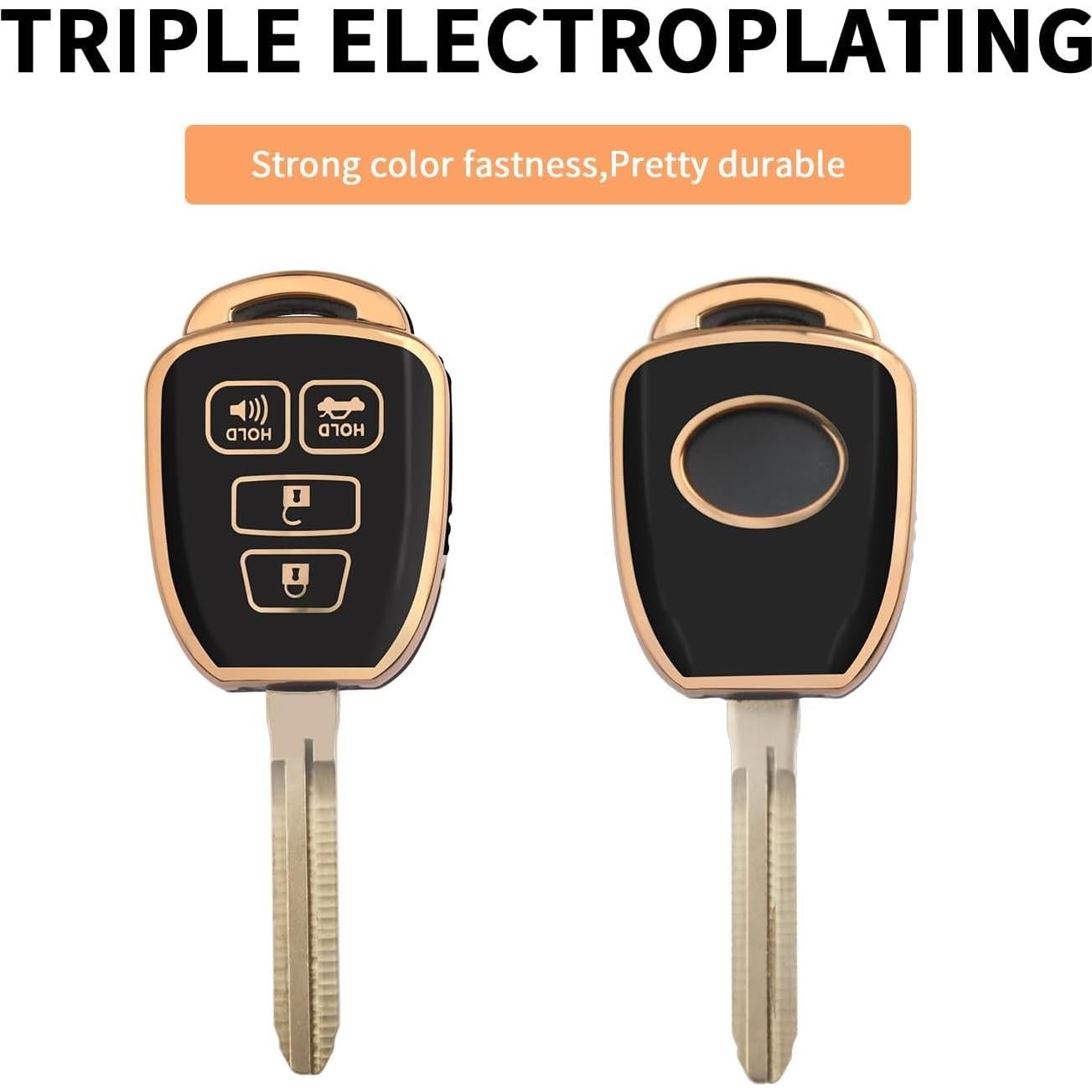 Cubierta de Llavero Toyota MILD EAST TPU Negro 2012-2019