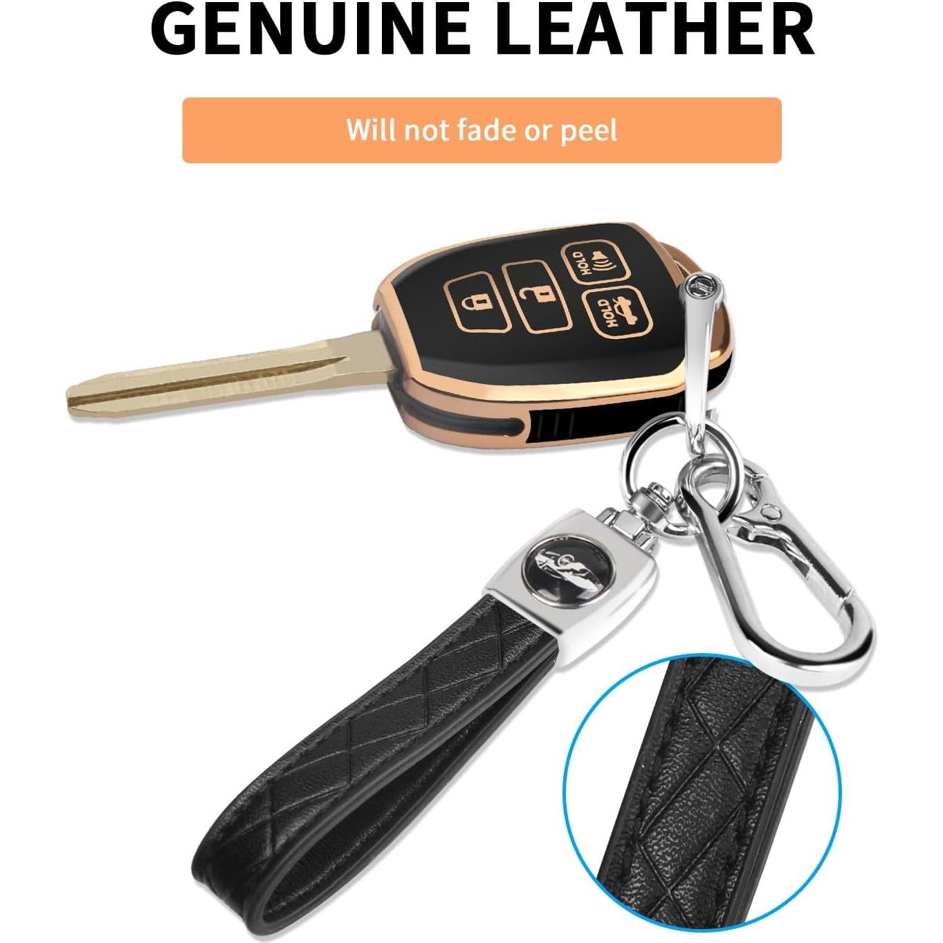 Cubierta de Llavero Toyota MILD EAST TPU Negro 2012-2019