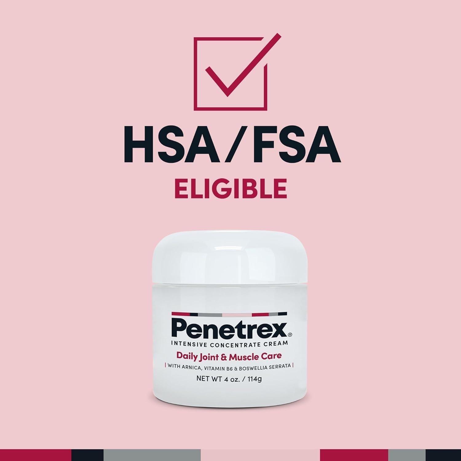 Penetrex Joint & Muscle Therapy Trio - Soothing Comfort for Back, Neck, Hands, Feet - Premium Whole Body, Rub with Arnica, Vitamin B6 MSM & Boswellia - 2oz, 3oz, 4oz