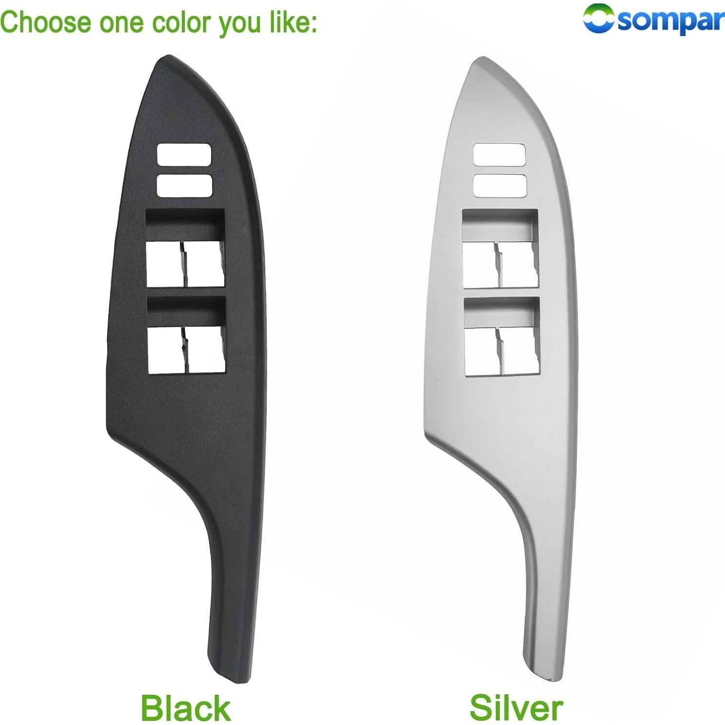 Marco Interruptor Ventana Delantera Izquierda Toyota Corolla 2009-2013 Negro