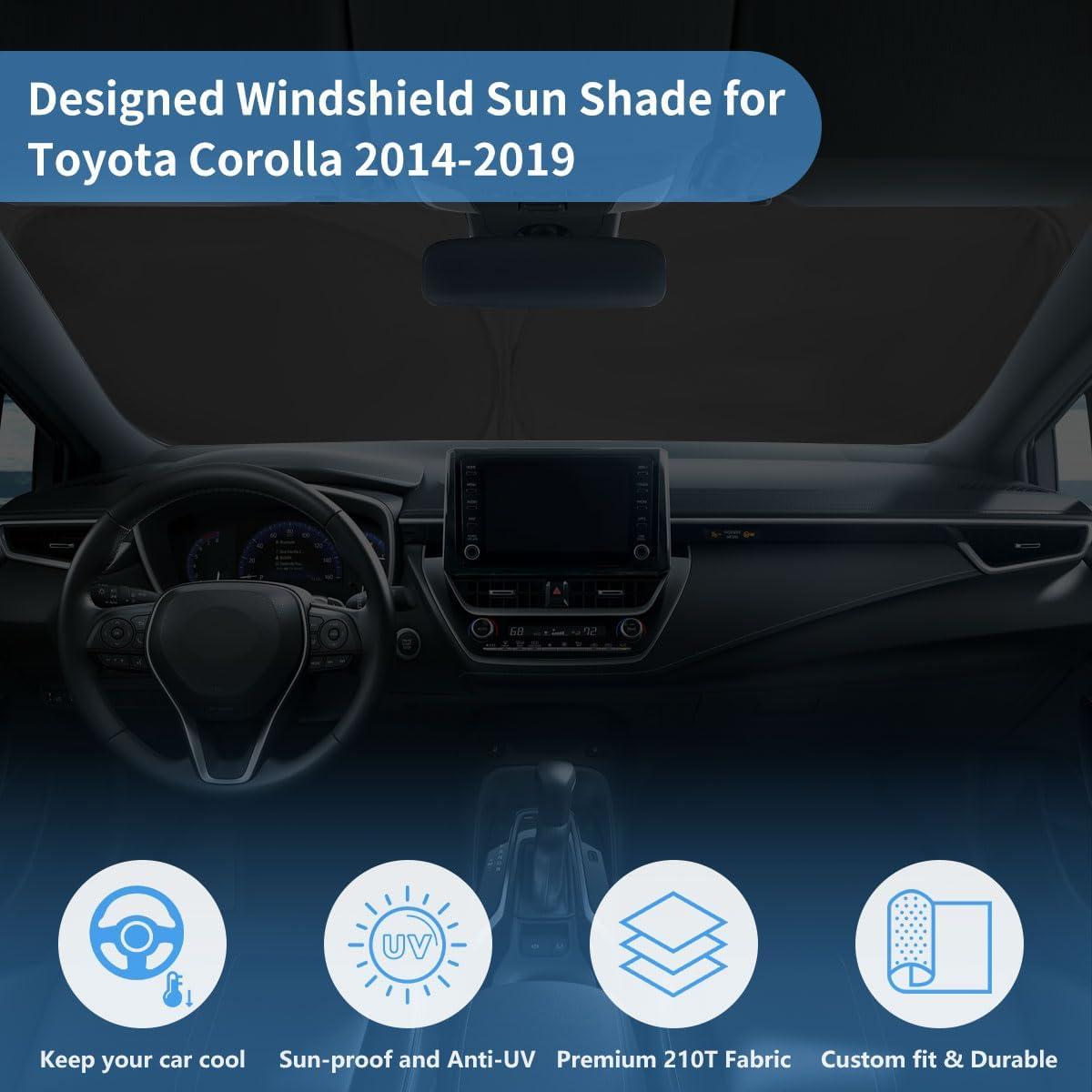 Protector Solar Parabrisas HOHUIGO Toyota Corolla 2009-2014