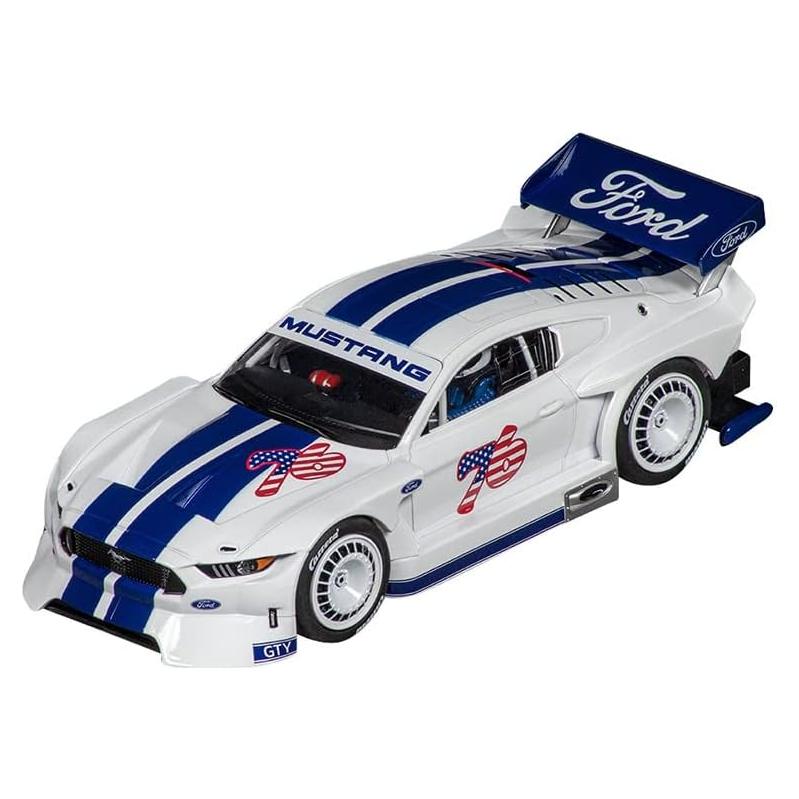 Carrera 27752 Ford Mustang GTY No.76 1:32 Scale Analog Slot Car Racing Vehicle Evolution Slot Car Race Tracks