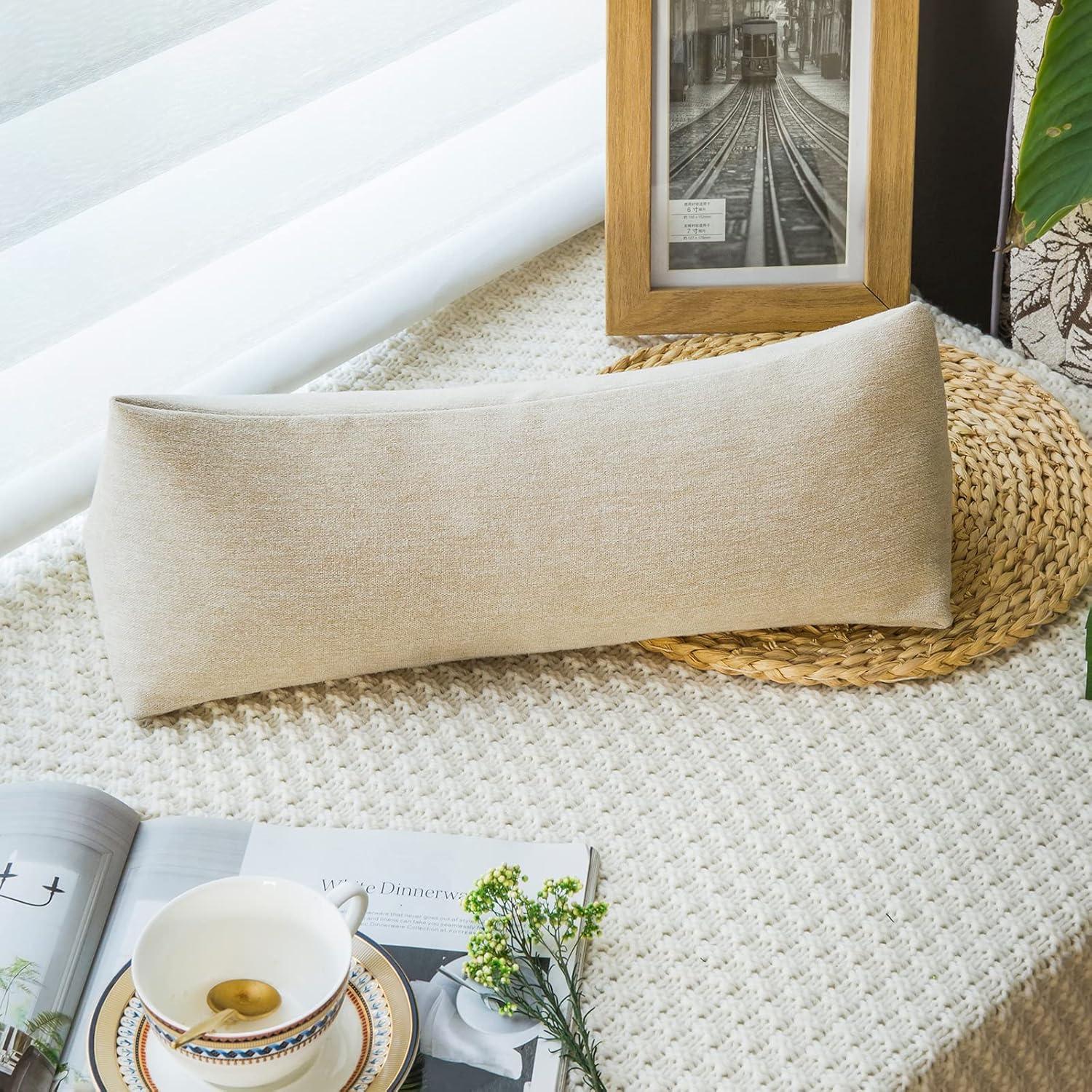 Almohada de Soporte GLORY SEASON 15x38 cm Trigo Sarraceno Beige