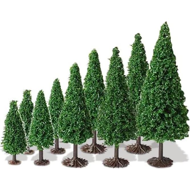 Árboles Miniatura de Cedro 10PCS Cutemini para Diorama
