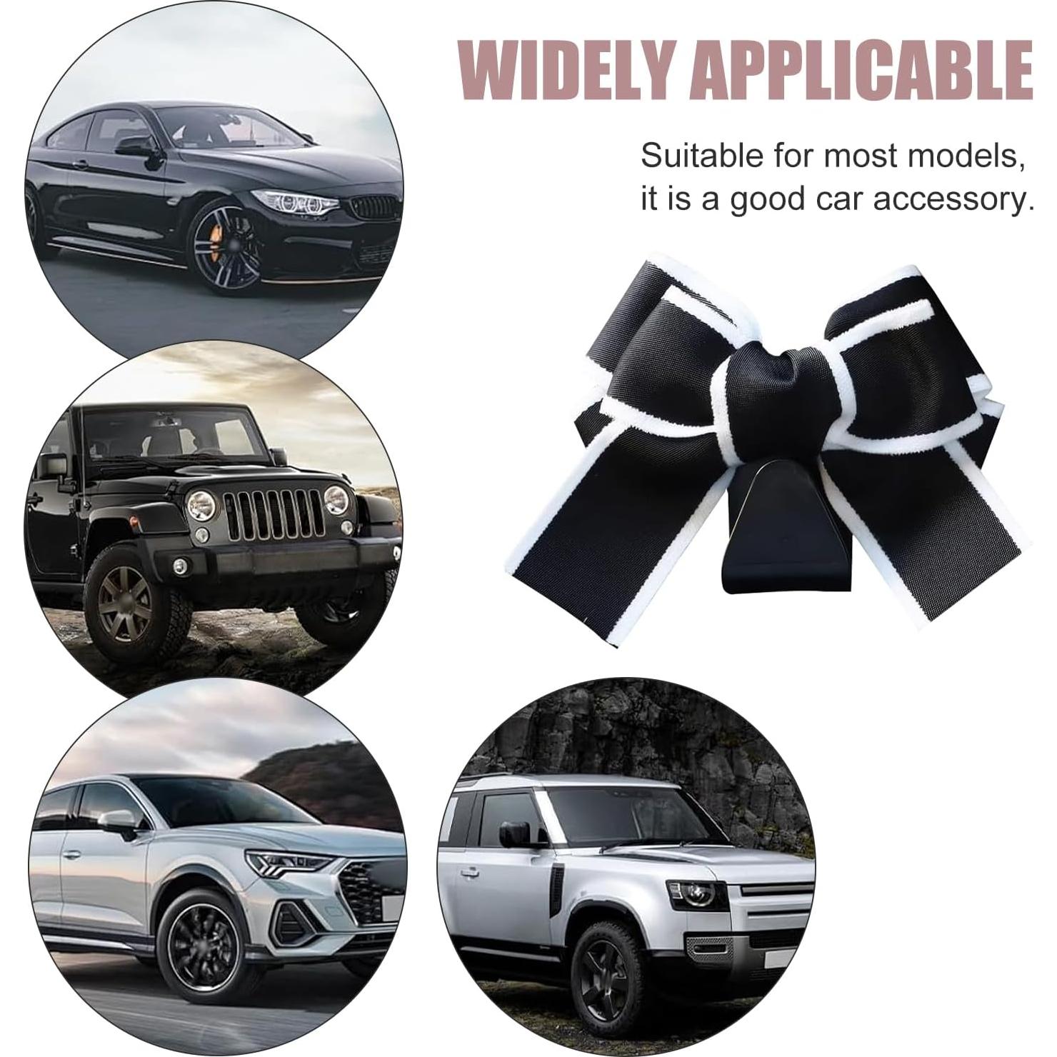 Ganchos para Reposacabezas MOXRUQ 2 PCS Negro y Blanco