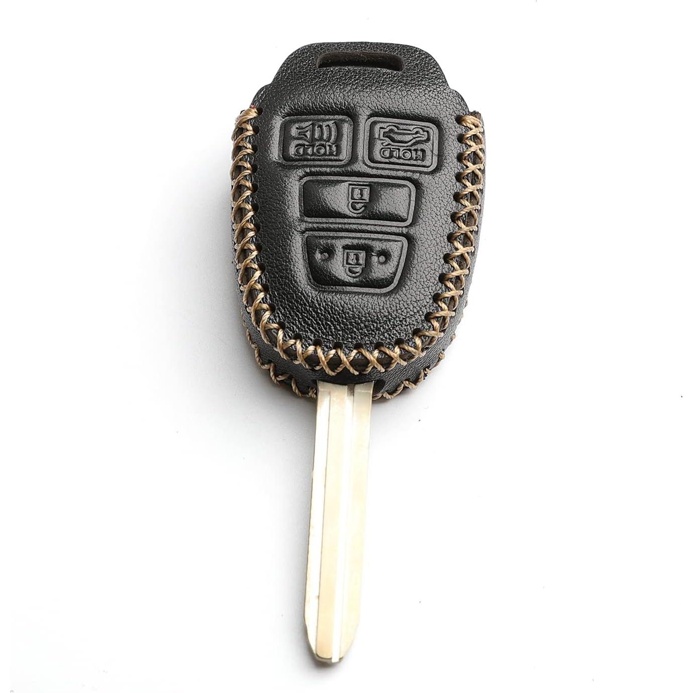 Funda de Llave Remota Cuero WFMJ para Toyota Camry RAV4