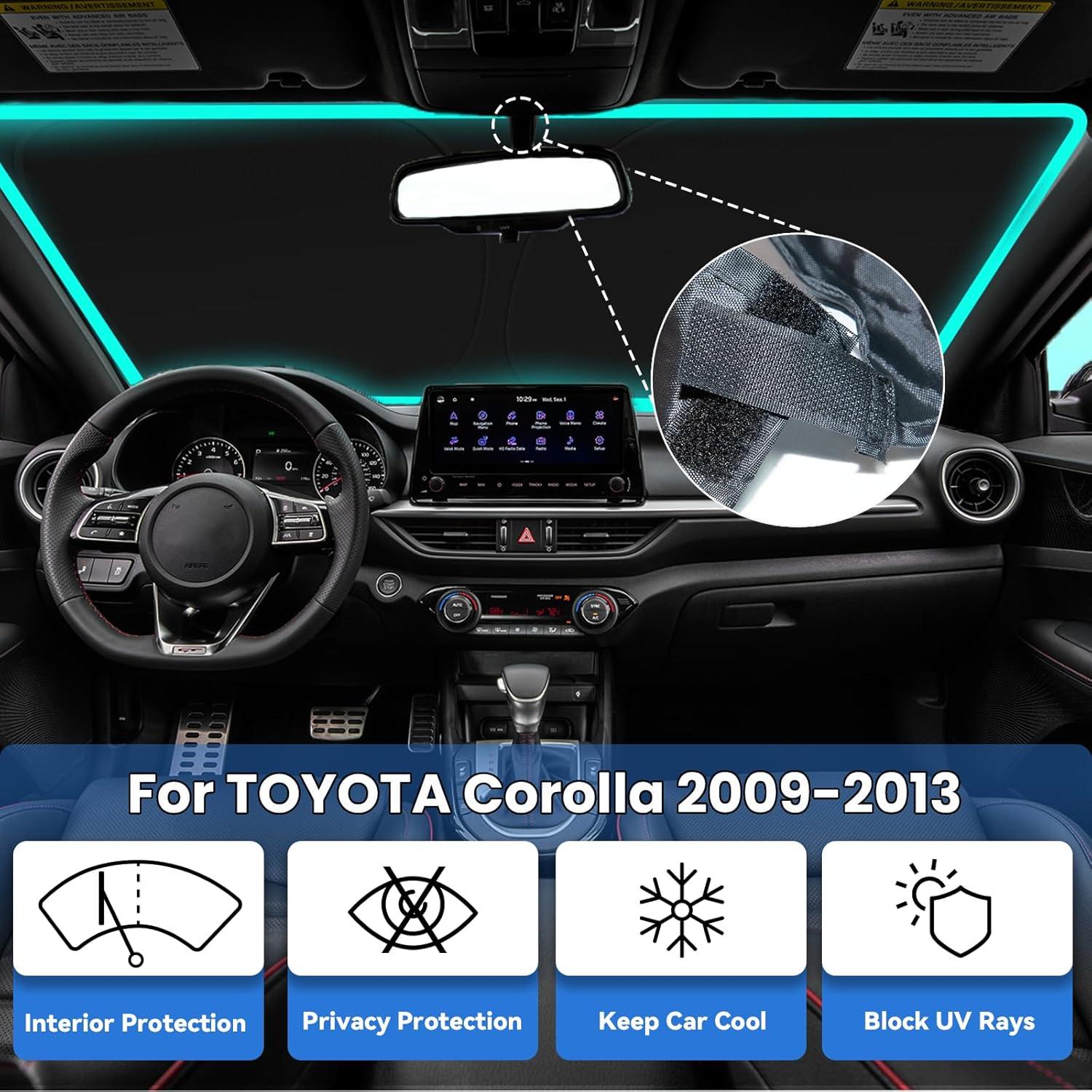 Protector Solar para Parabrisas Toyota Corolla 2009-2013
