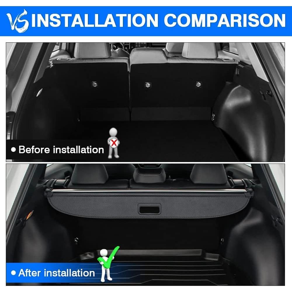 Cubierta de Carga Retráctil Powerty para Toyota Corolla Cross 2022-2024