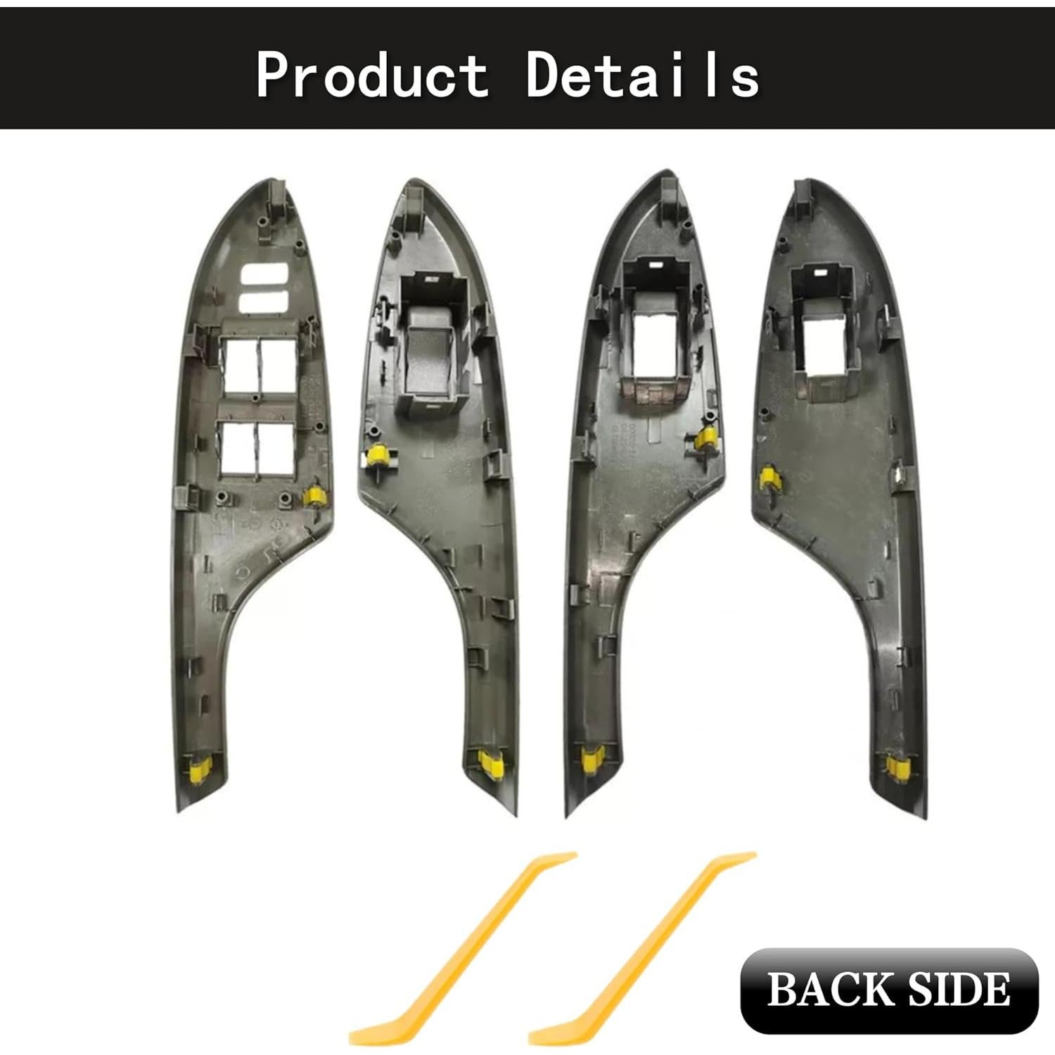 Cubierta Panel Interruptor Ventana Toyota Corolla 2009-2013 Plateado