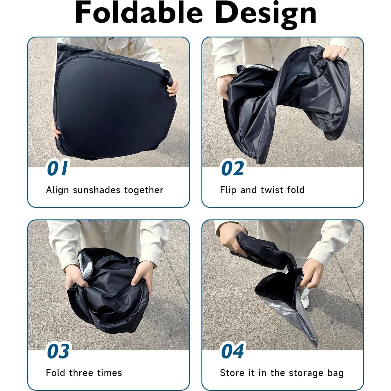 Protector Solar Plegable BIBLOZ para Toyota Corolla 2014-2018