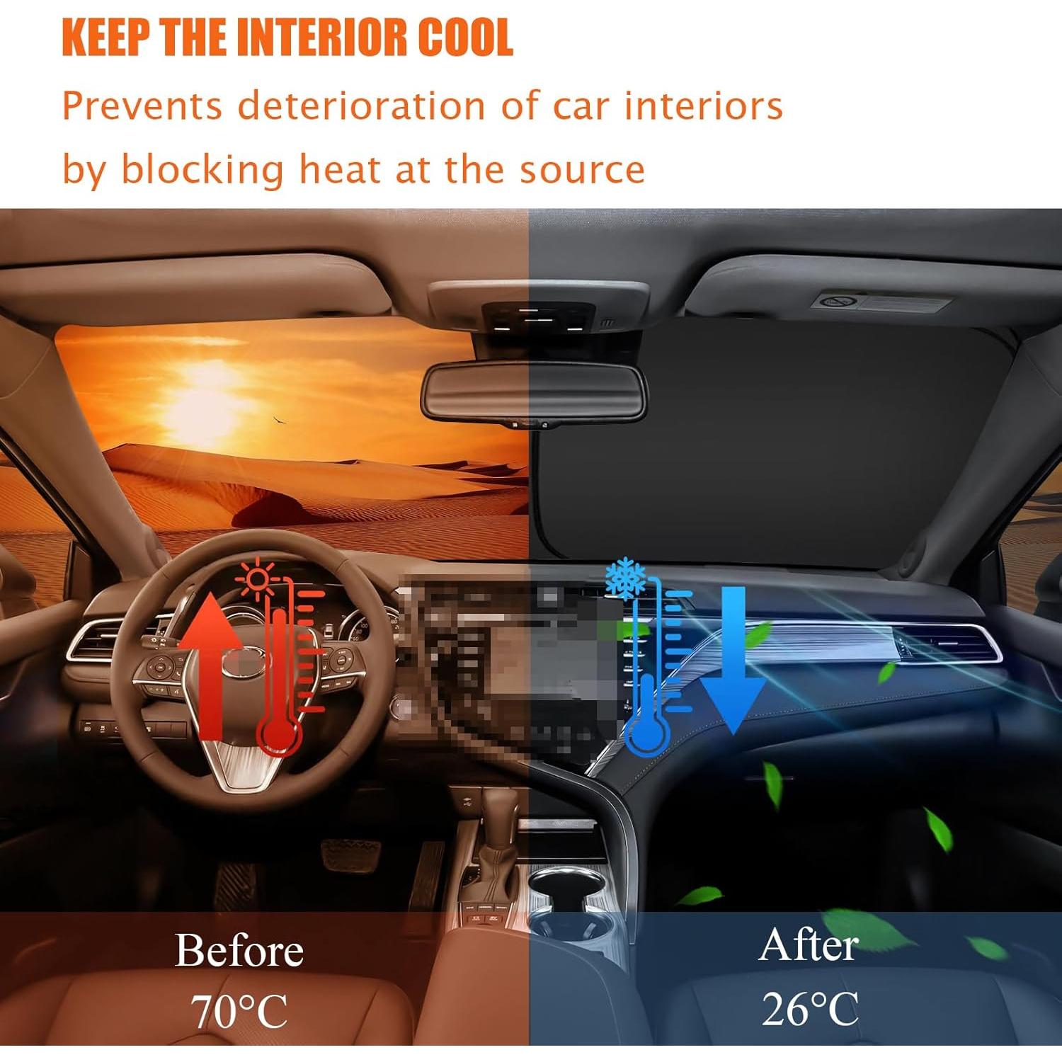 Cubierta Sombra Parabrisas Toyota Corolla 2014-2025 240T