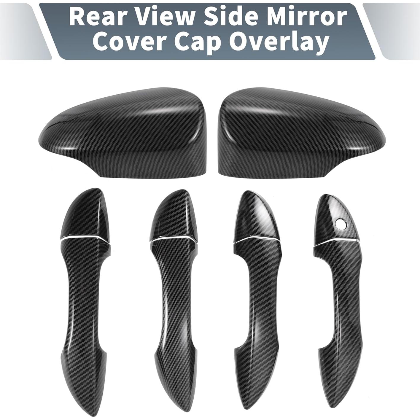 Cubiertas de Espejo Retrovisor X AUTOHAUX para Toyota Corolla 2014-2018