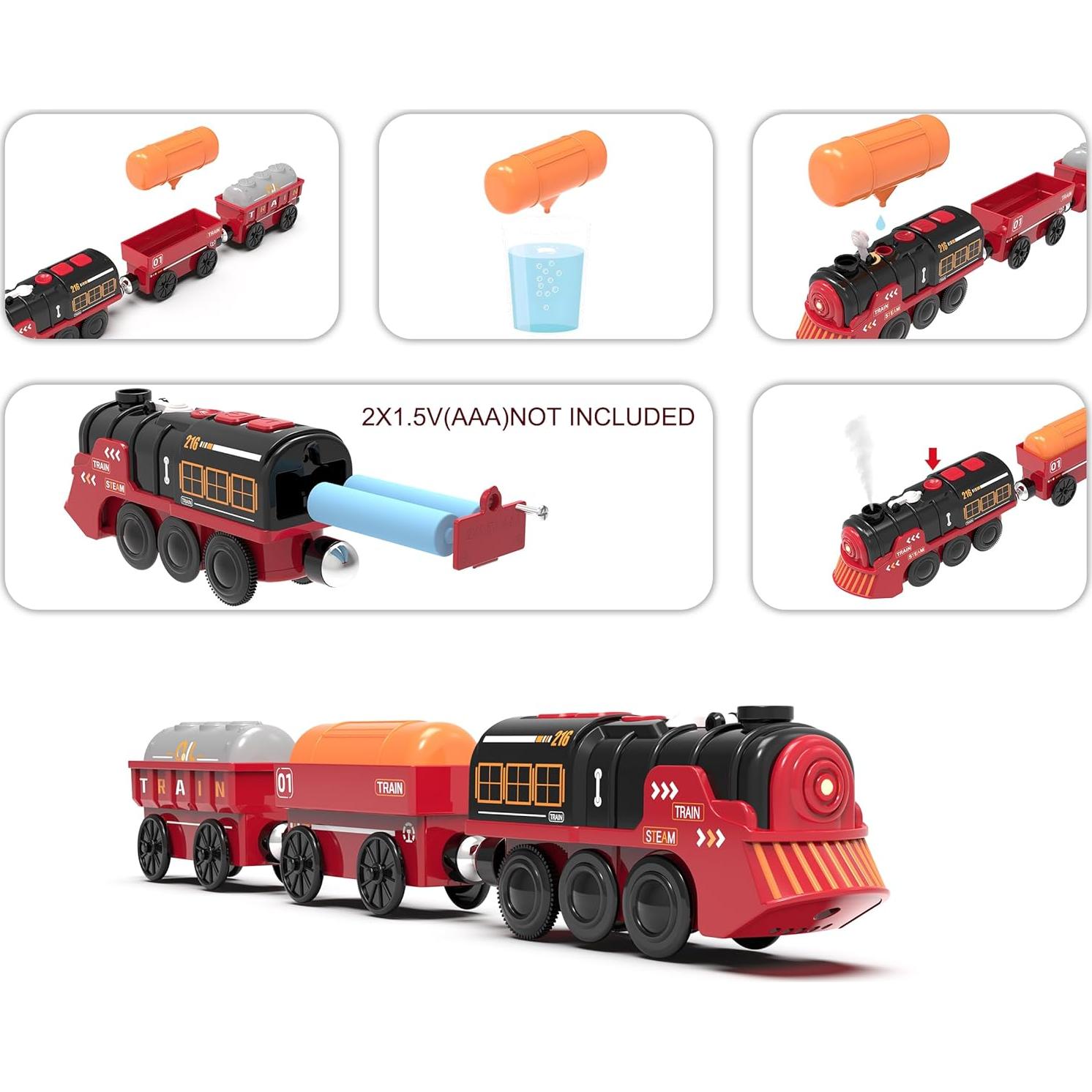 Juego de tren eléctrico May & Z con luces y sonidos