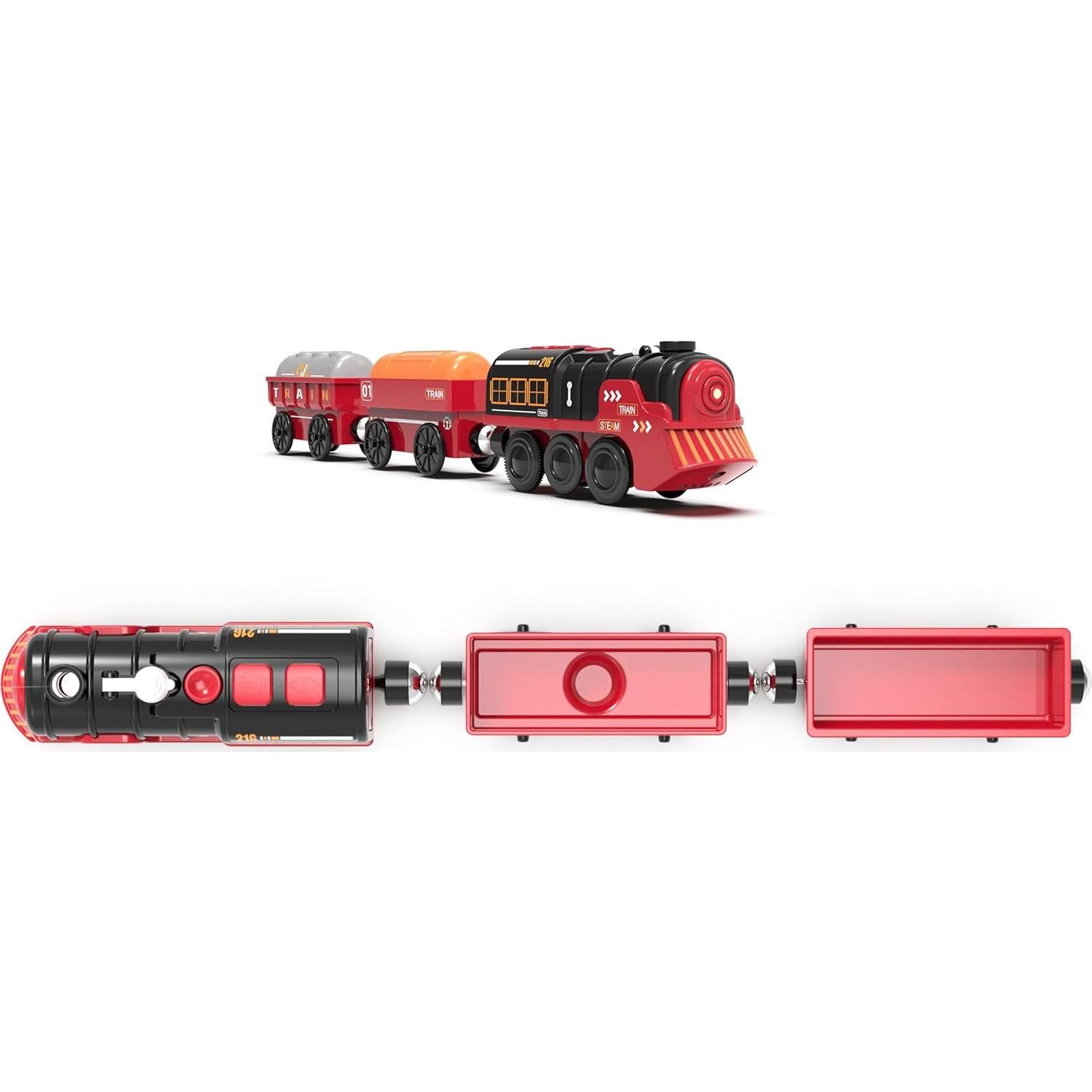 Juego de tren eléctrico May & Z con luces y sonidos