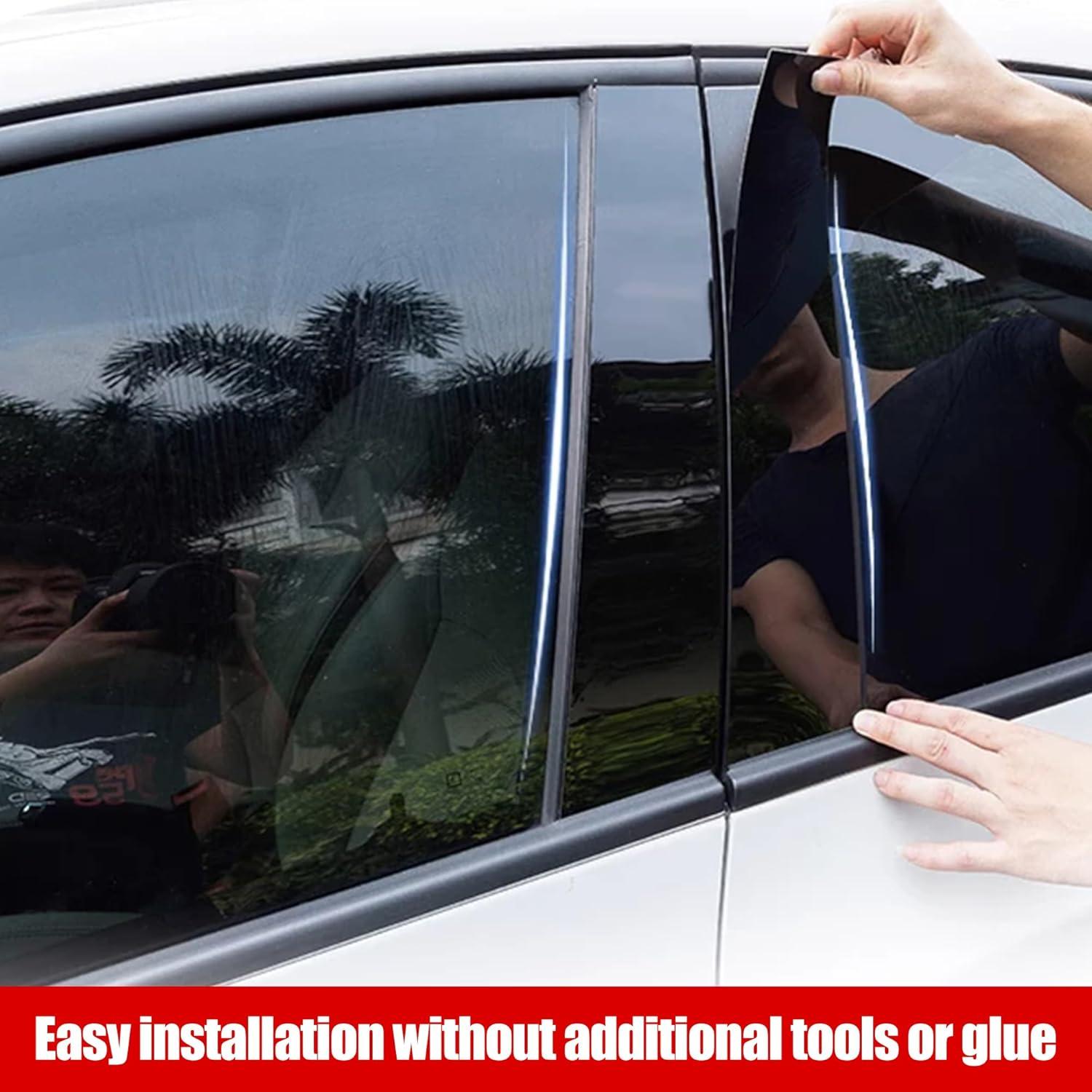 BASIKER 16 Pcs Adornos Ventana Toyota Corolla 2019-2023