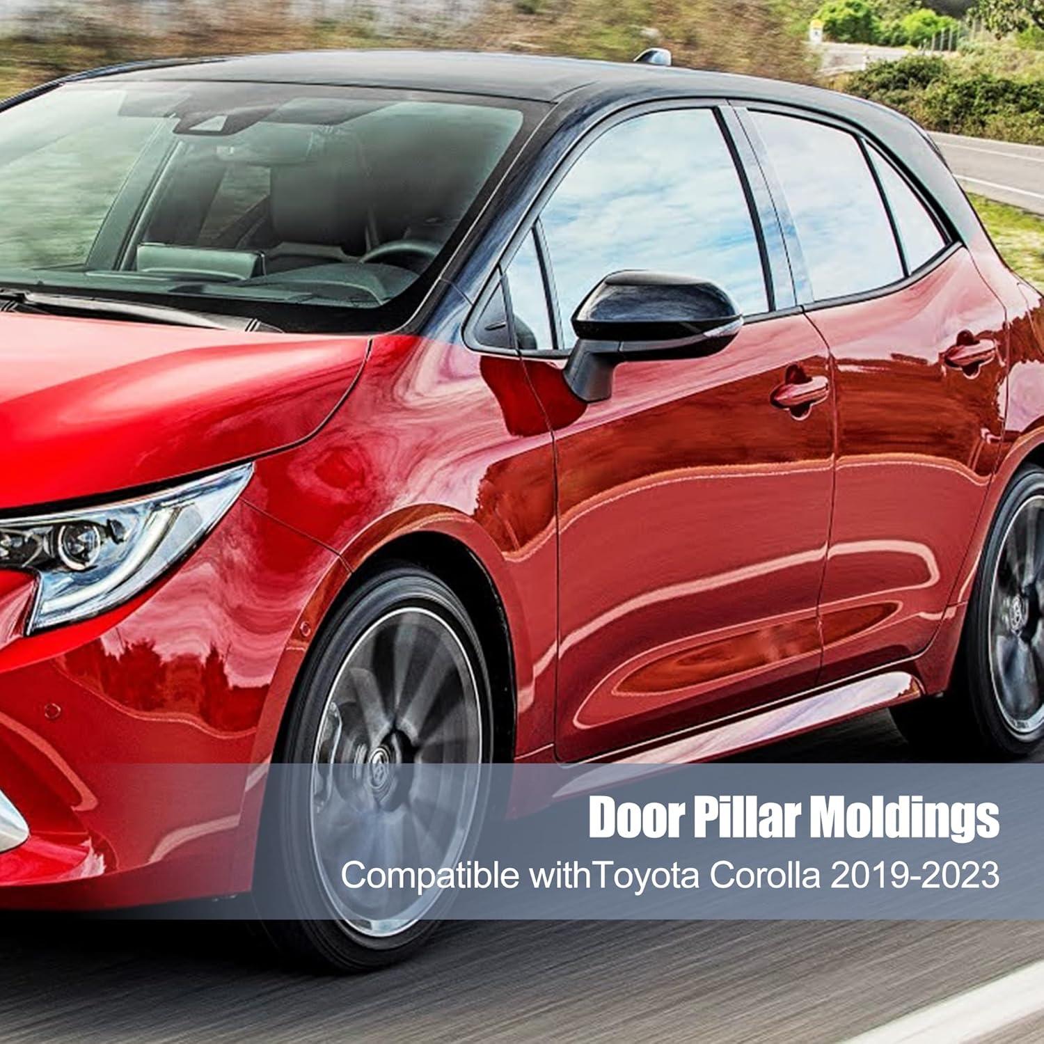 BASIKER 16 Pcs Adornos Ventana Toyota Corolla 2019-2023