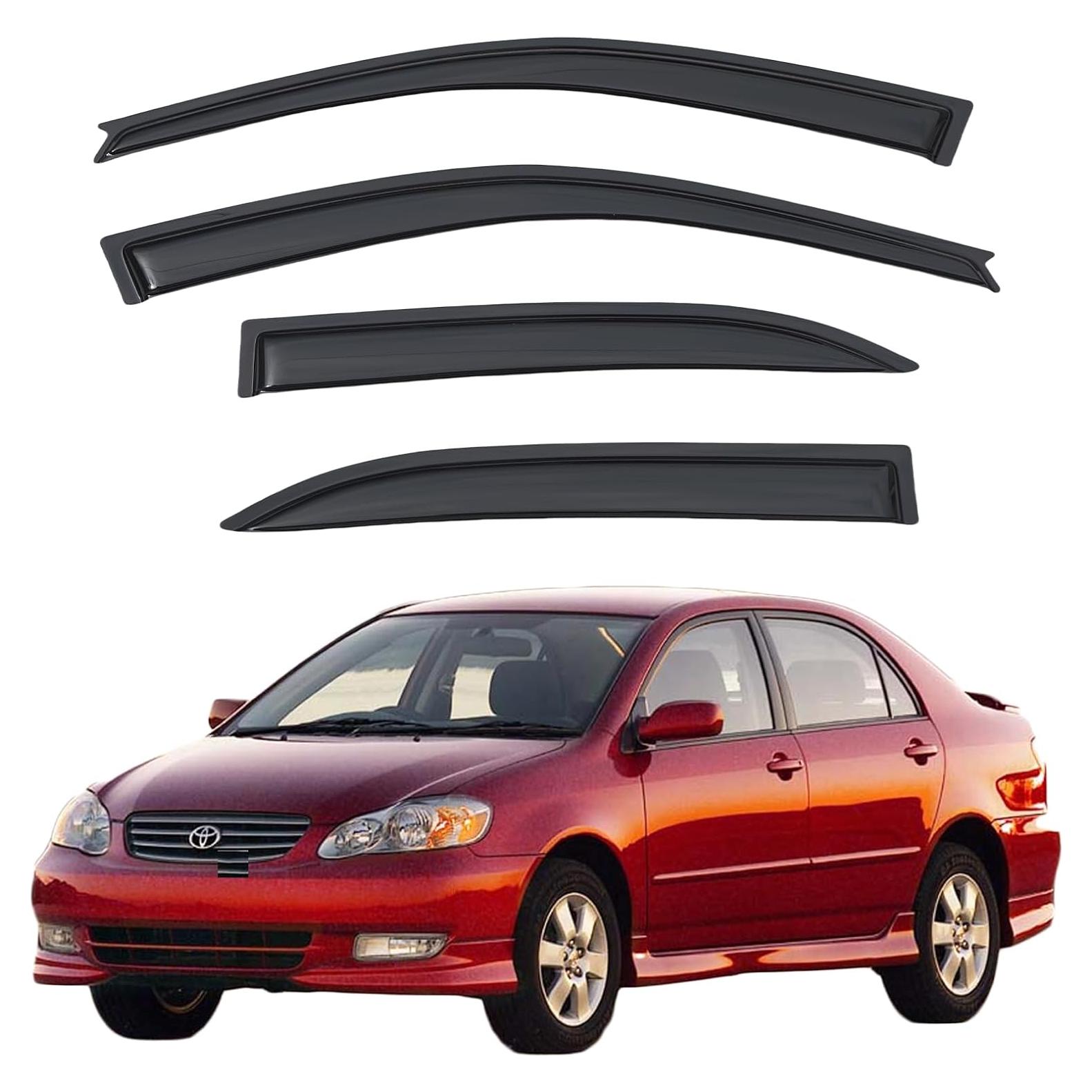 Deflectores de Lluvia Aumivoron para Toyota Corolla 2003-2008
