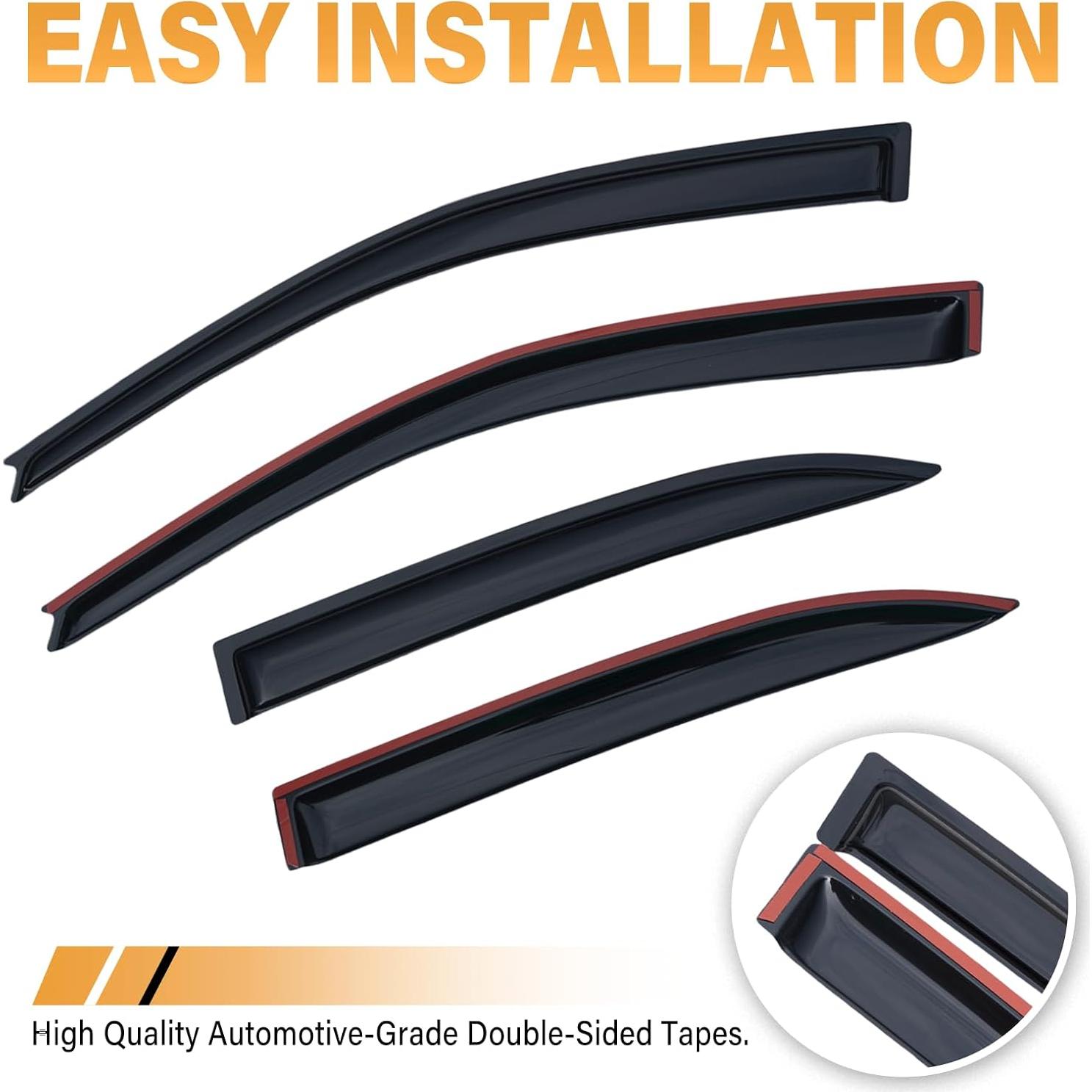 Deflectores de Lluvia Aumivoron para Toyota Corolla 2003-2008