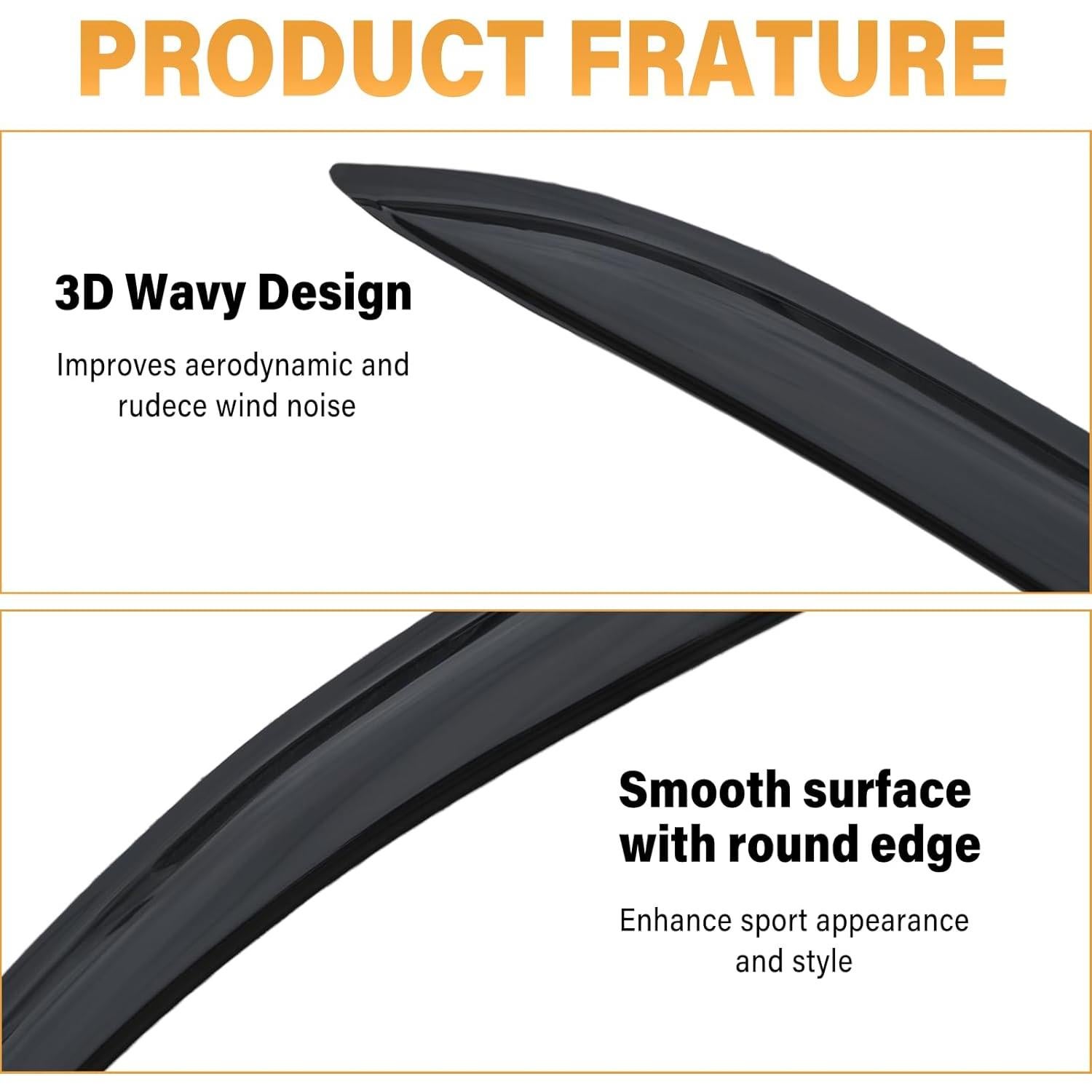 Deflectores de Lluvia Aumivoron para Toyota Corolla 2003-2008