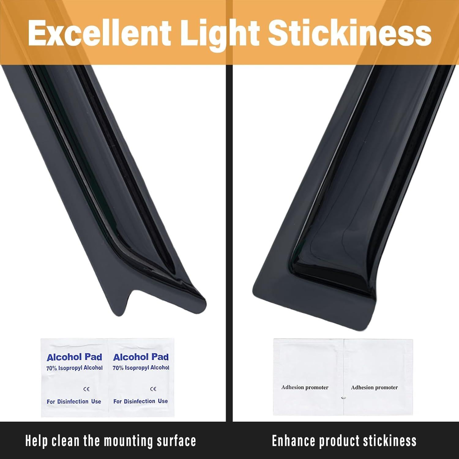 Deflectores de Lluvia Aumivoron para Toyota Corolla 2003-2008