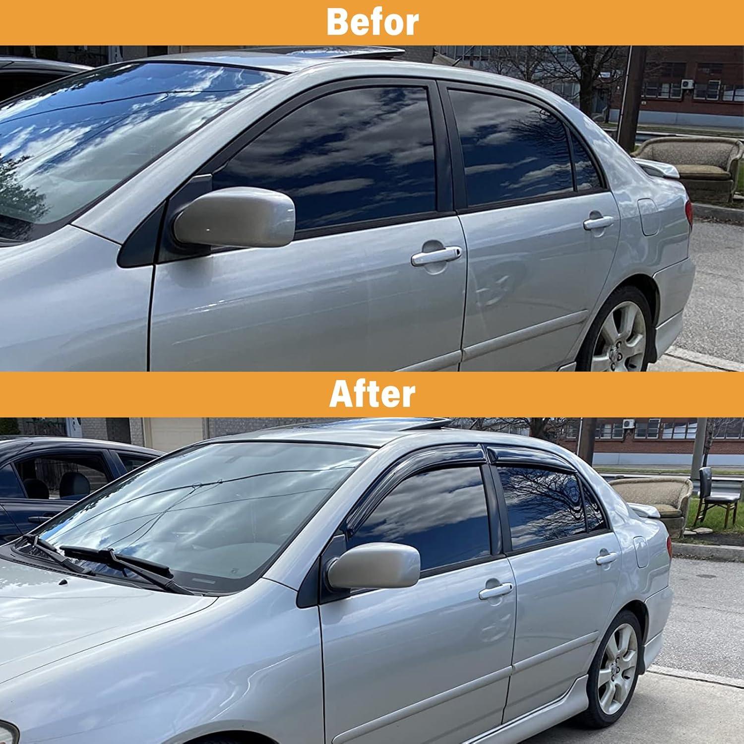 Deflectores de Lluvia Aumivoron para Toyota Corolla 2003-2008