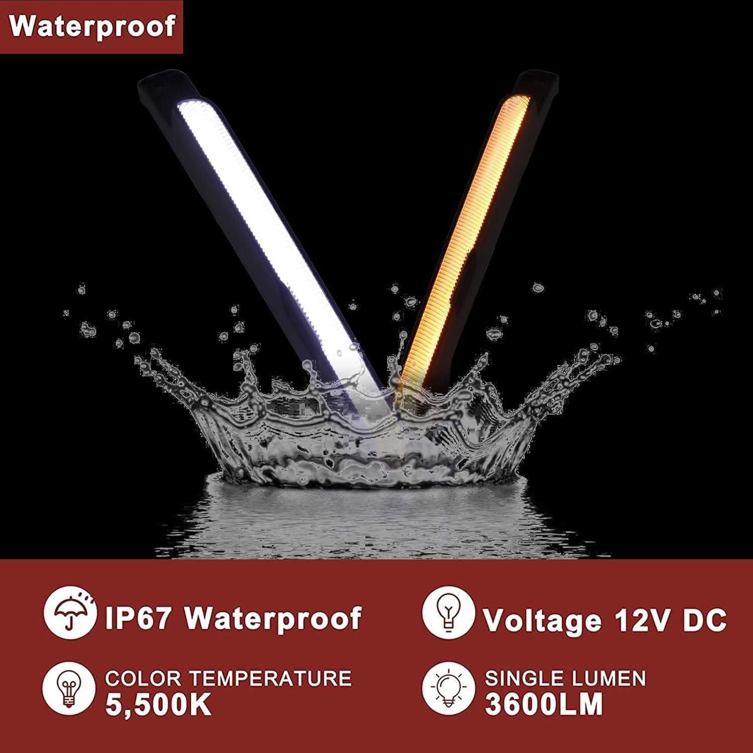 Luces de Niebla Delanteras LED BINQIGOO para Toyota Corolla 2024