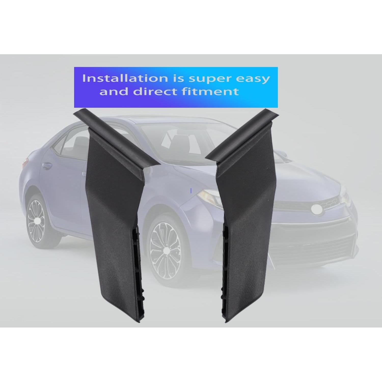 Cubierta de esquina limpiaparabris QZQ para Toyota Corolla 2014-2019