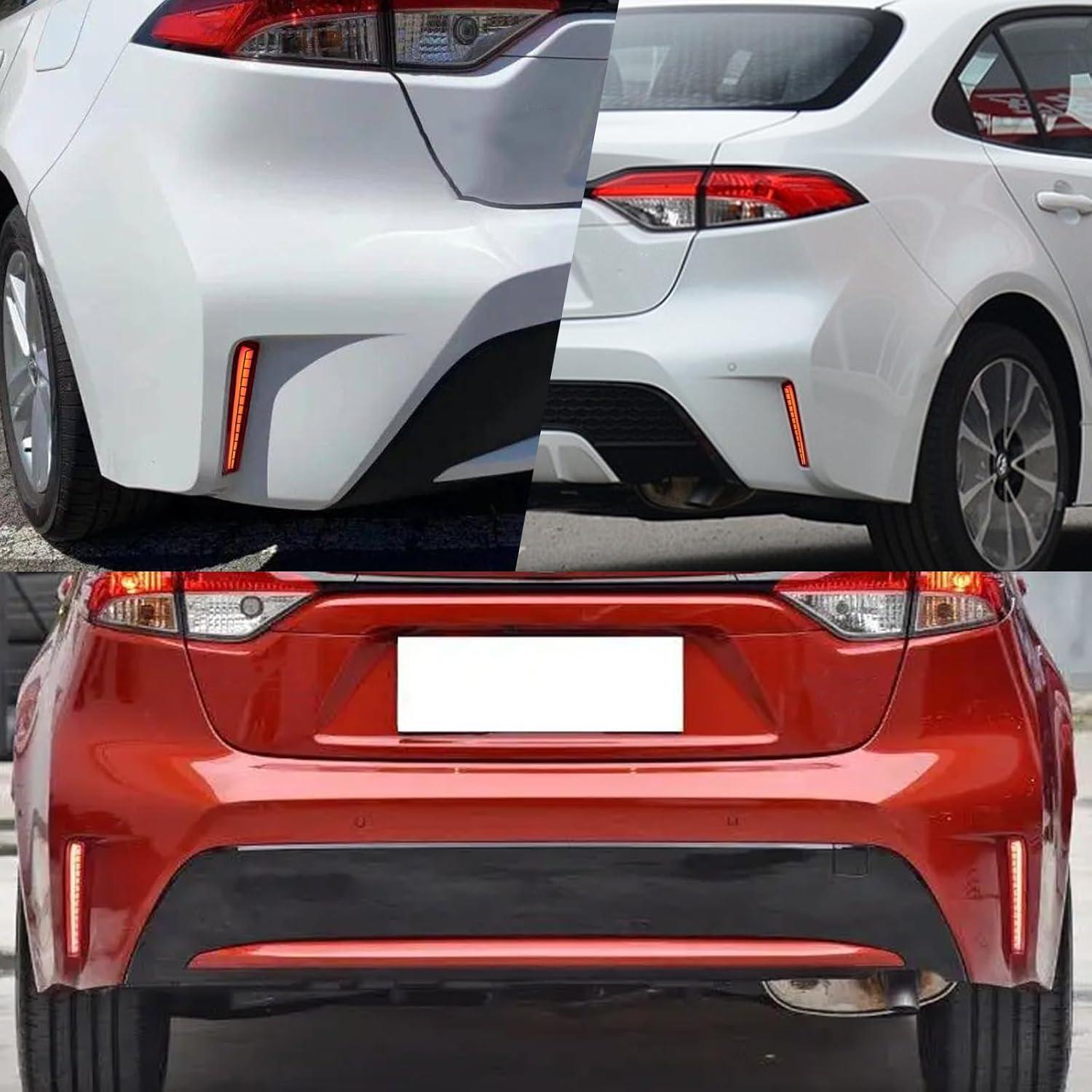 Luz de freno trasero LED KEEGTBOX para Toyota Corolla 2020-2023