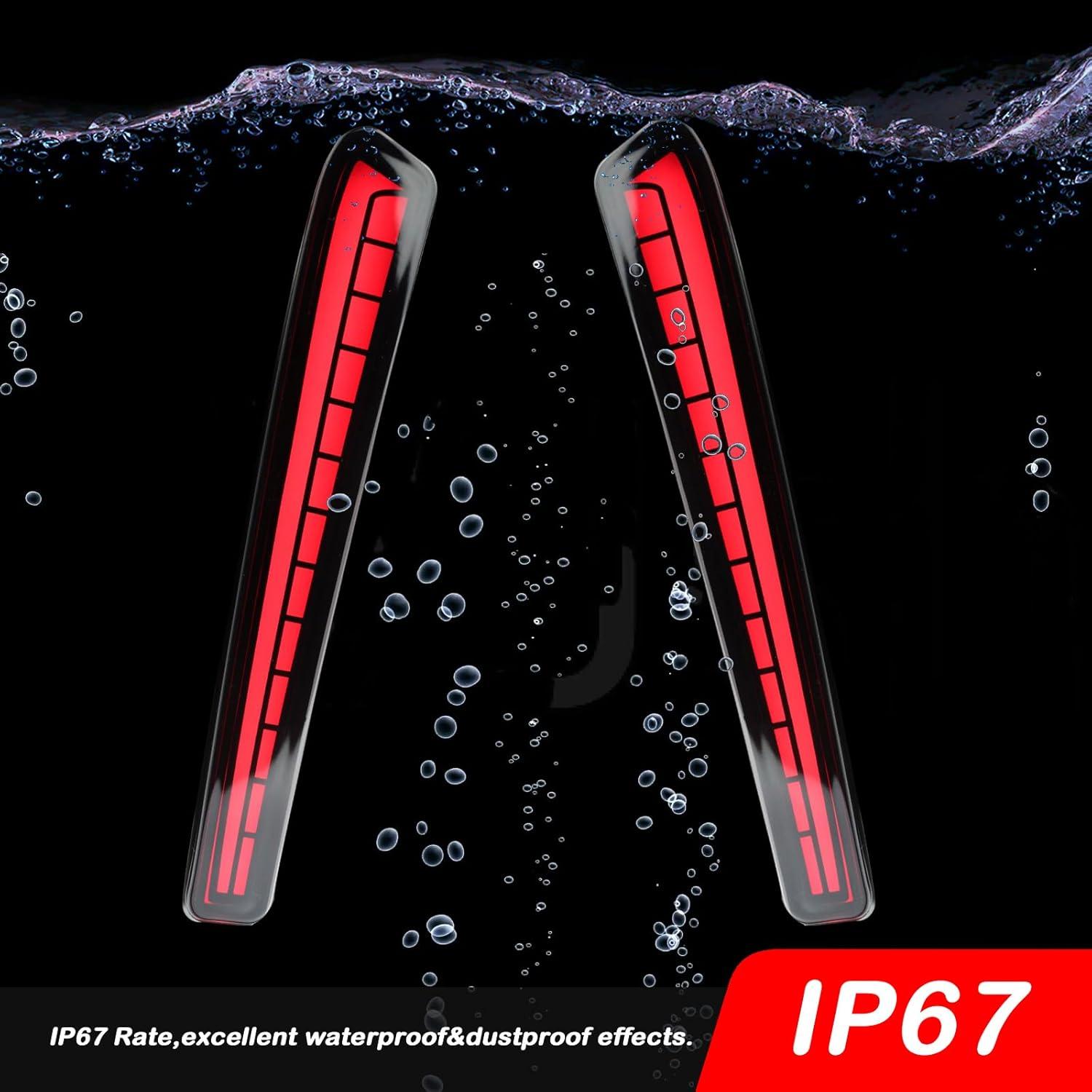 Luz de freno trasero LED KEEGTBOX para Toyota Corolla 2020-2023