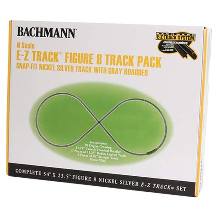 Pista E-Z en Forma de 8 Bachmann Escala N 137x59 cm