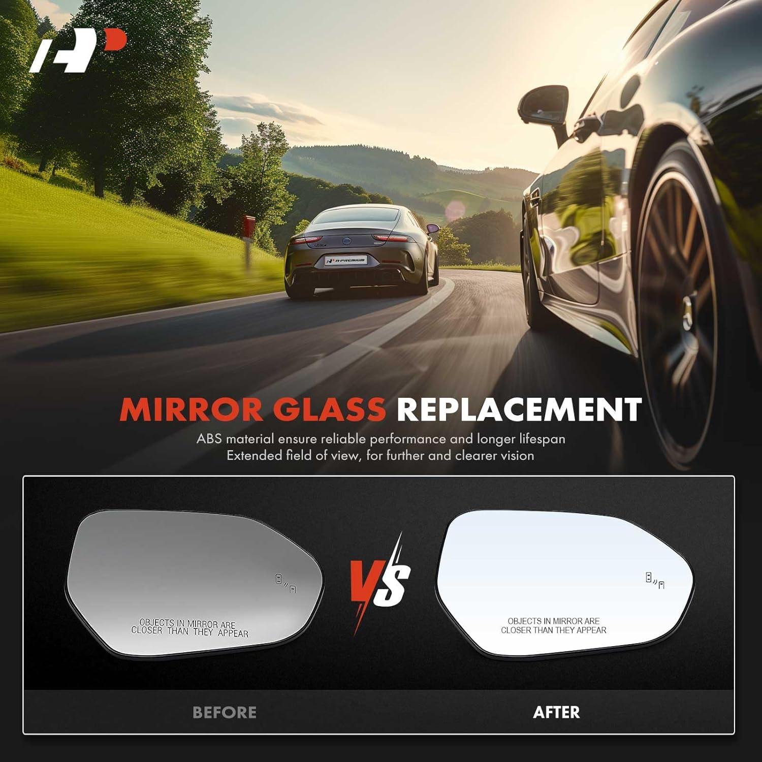 Espejo Lateral Derecho Calentado A-Premium para Toyota