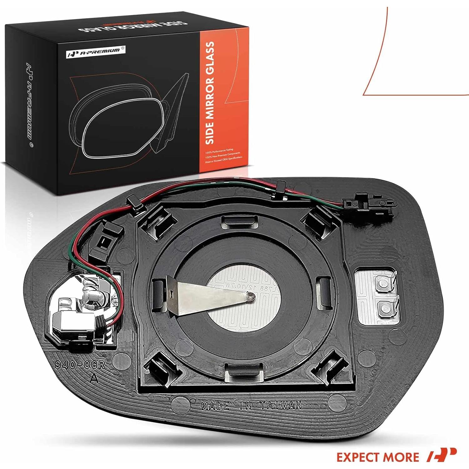 Espejo Lateral Derecho Calentado A-Premium para Toyota