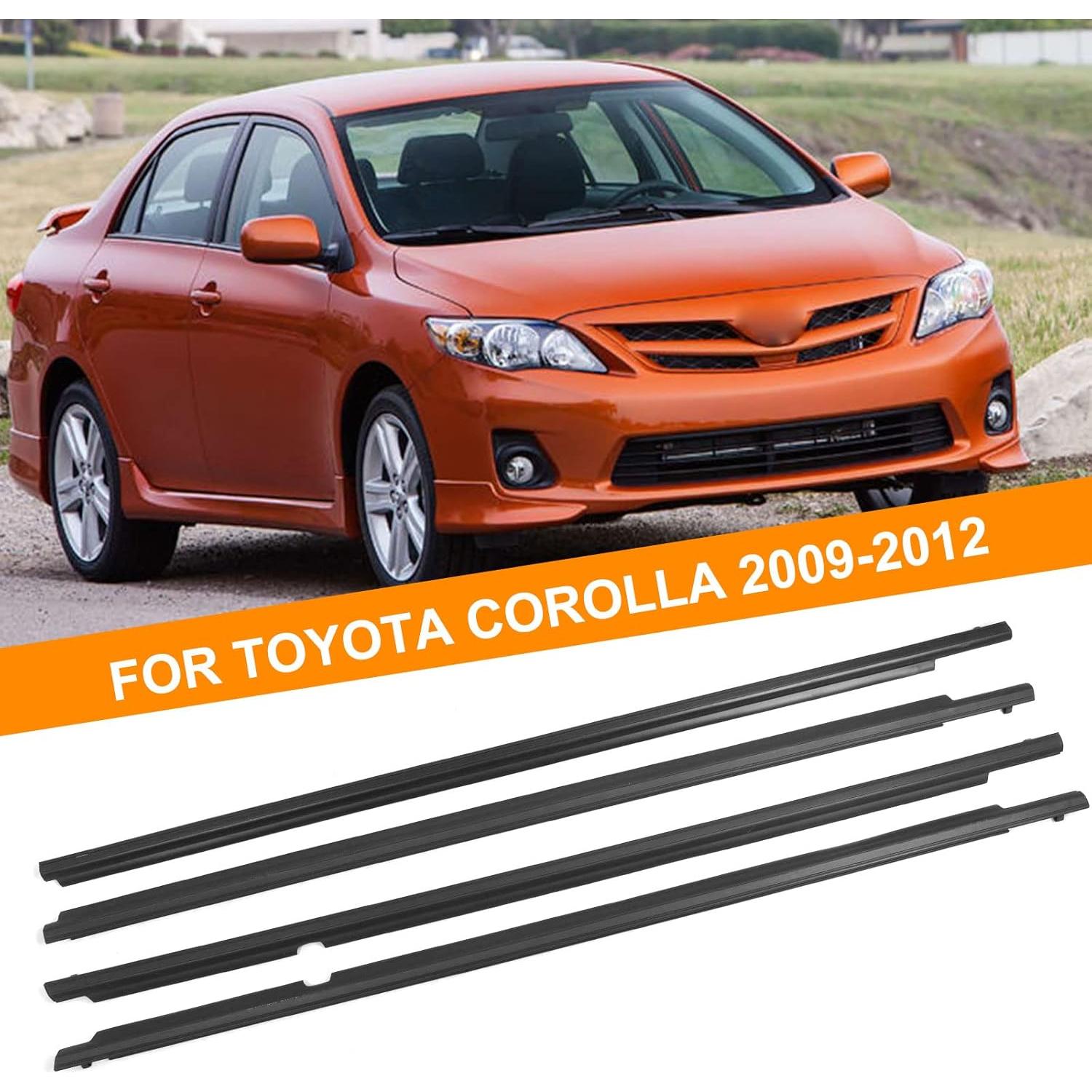 Moldura de Ventana YZQPNB para Toyota Corolla 2009-2012