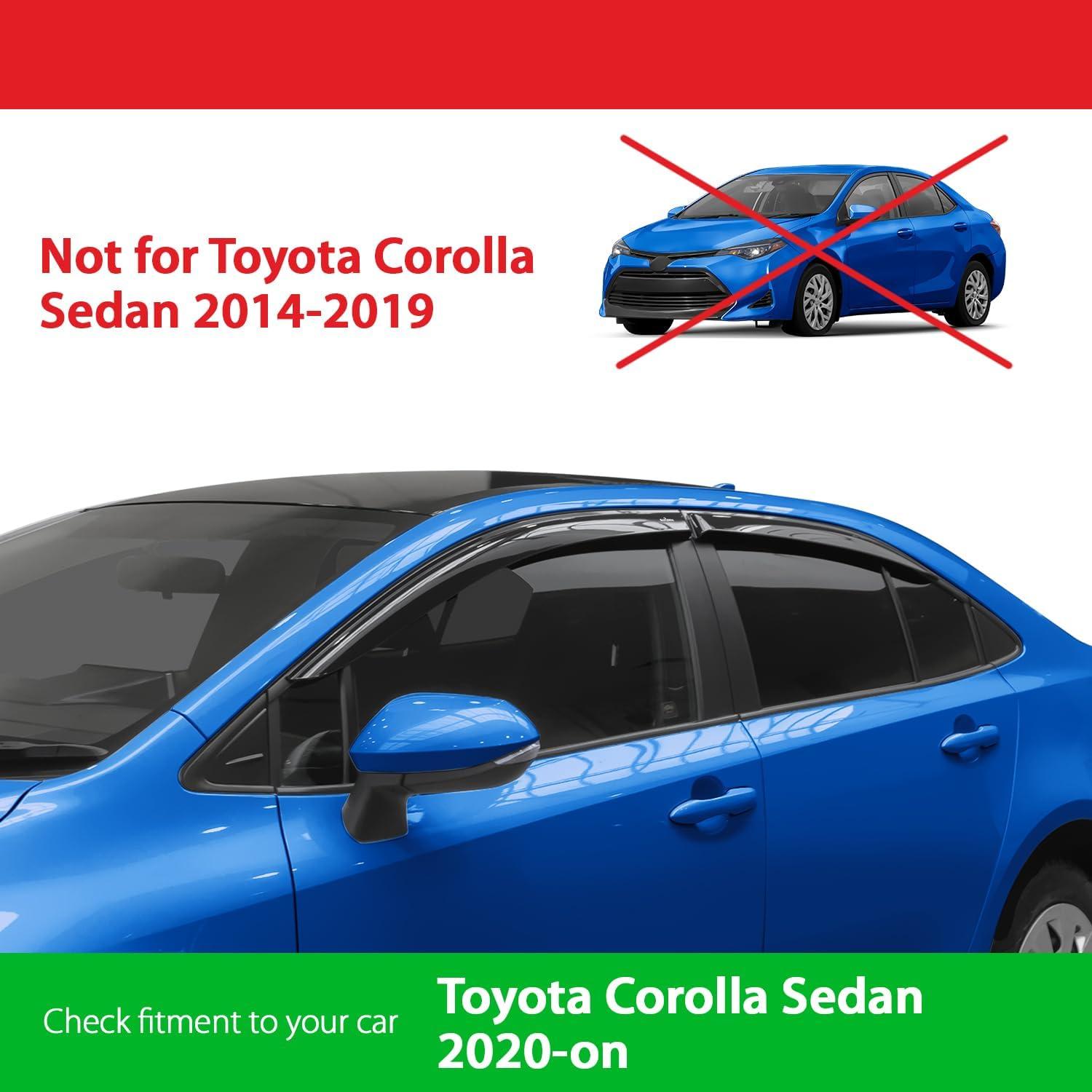 Deflectores de Ventana Goodyear para Toyota Corolla 2020-2025