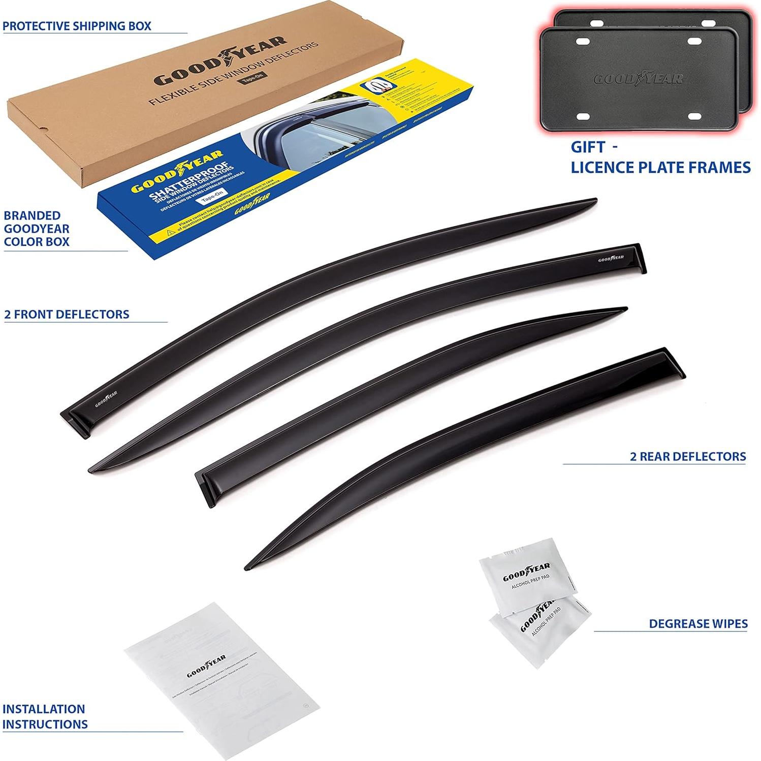 Deflectores de Ventana Goodyear para Toyota Corolla 2020-2025