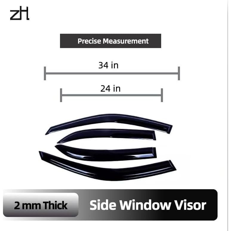 Juego de Deflectores de Ventana ZH para Toyota Corolla 1998-2002