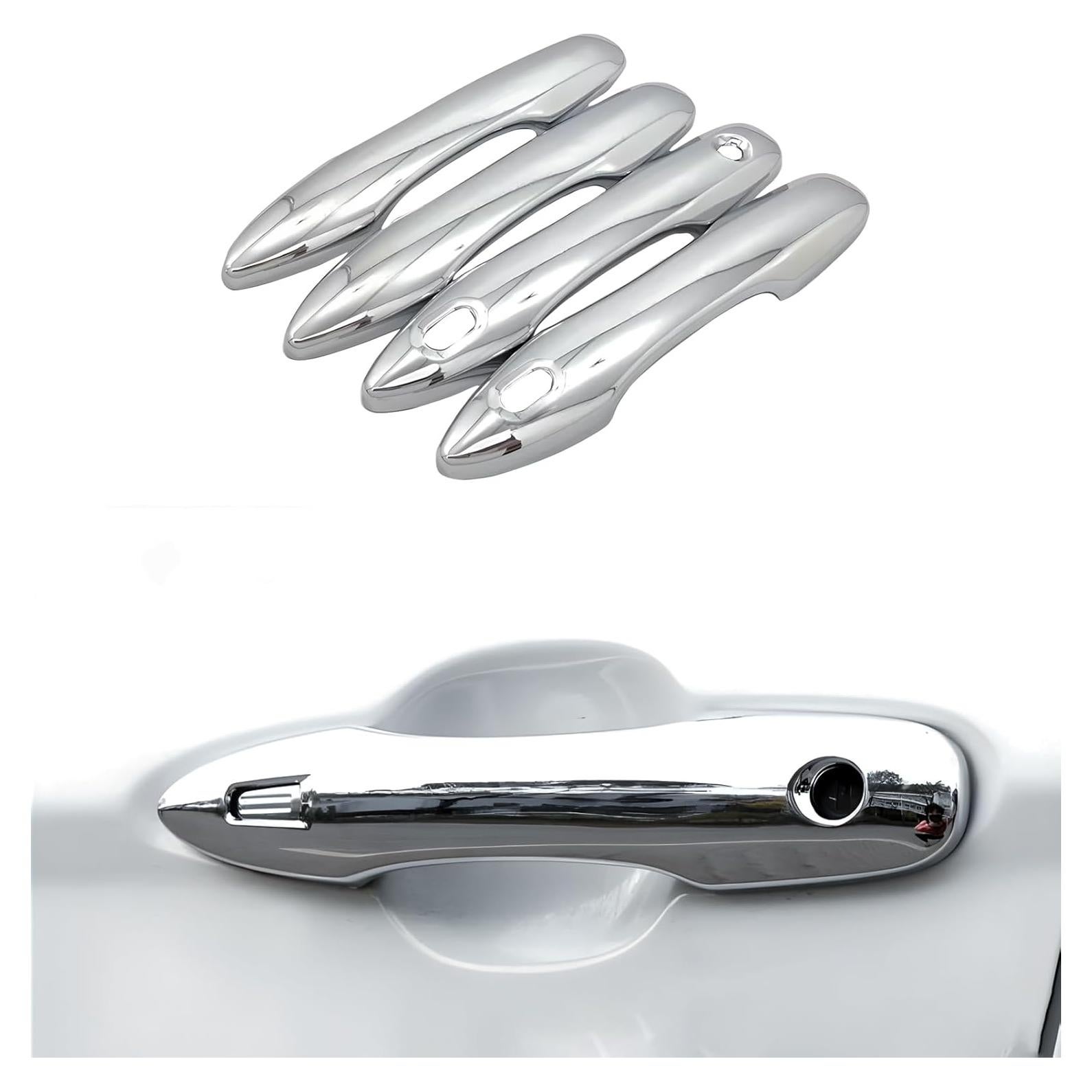 Cubierta de manija de puerta KEALAS Cromo para Toyota Camry Corolla Avalon