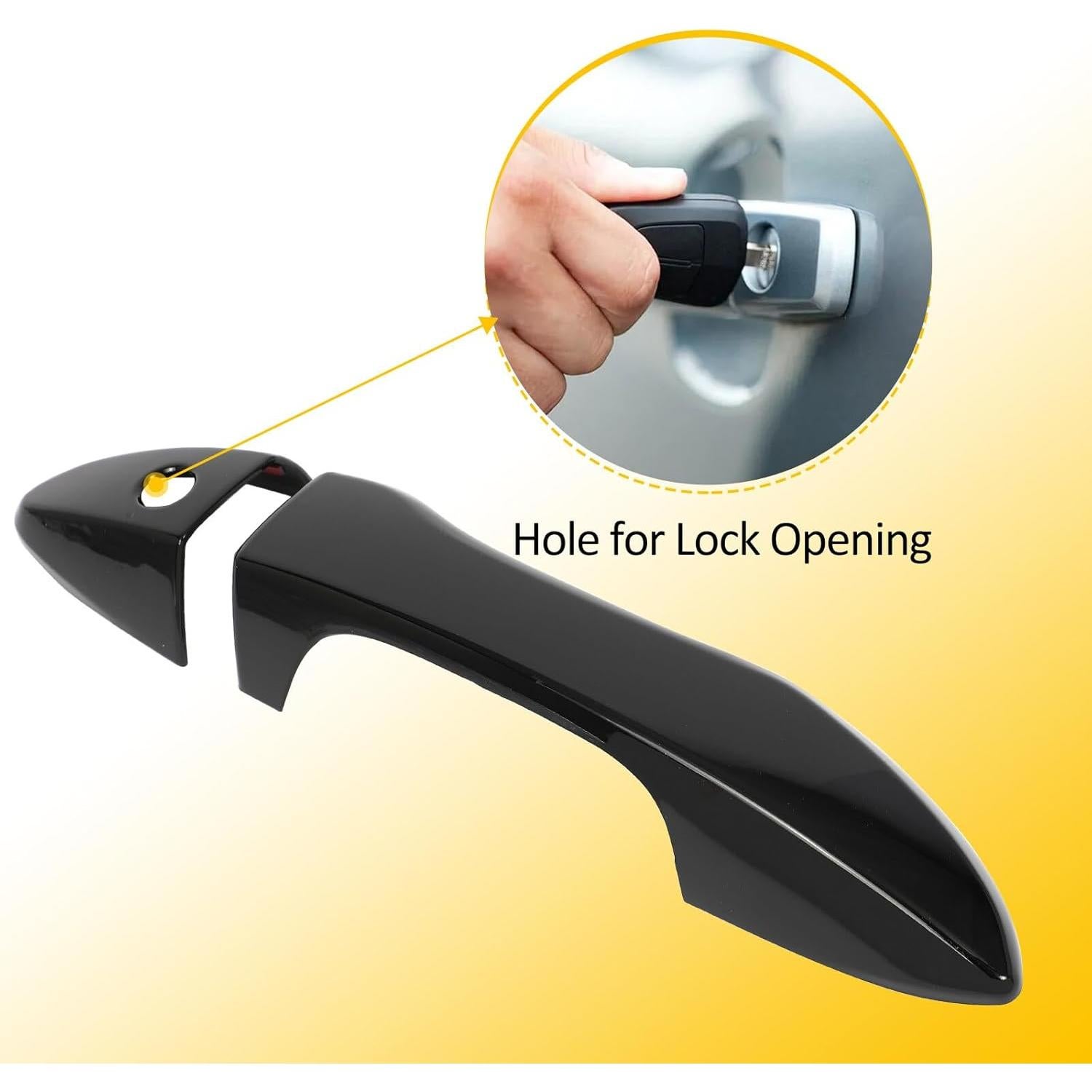 Cubiertas de Manija de Puerta OCPTY para Toyota Corolla 2014-2019