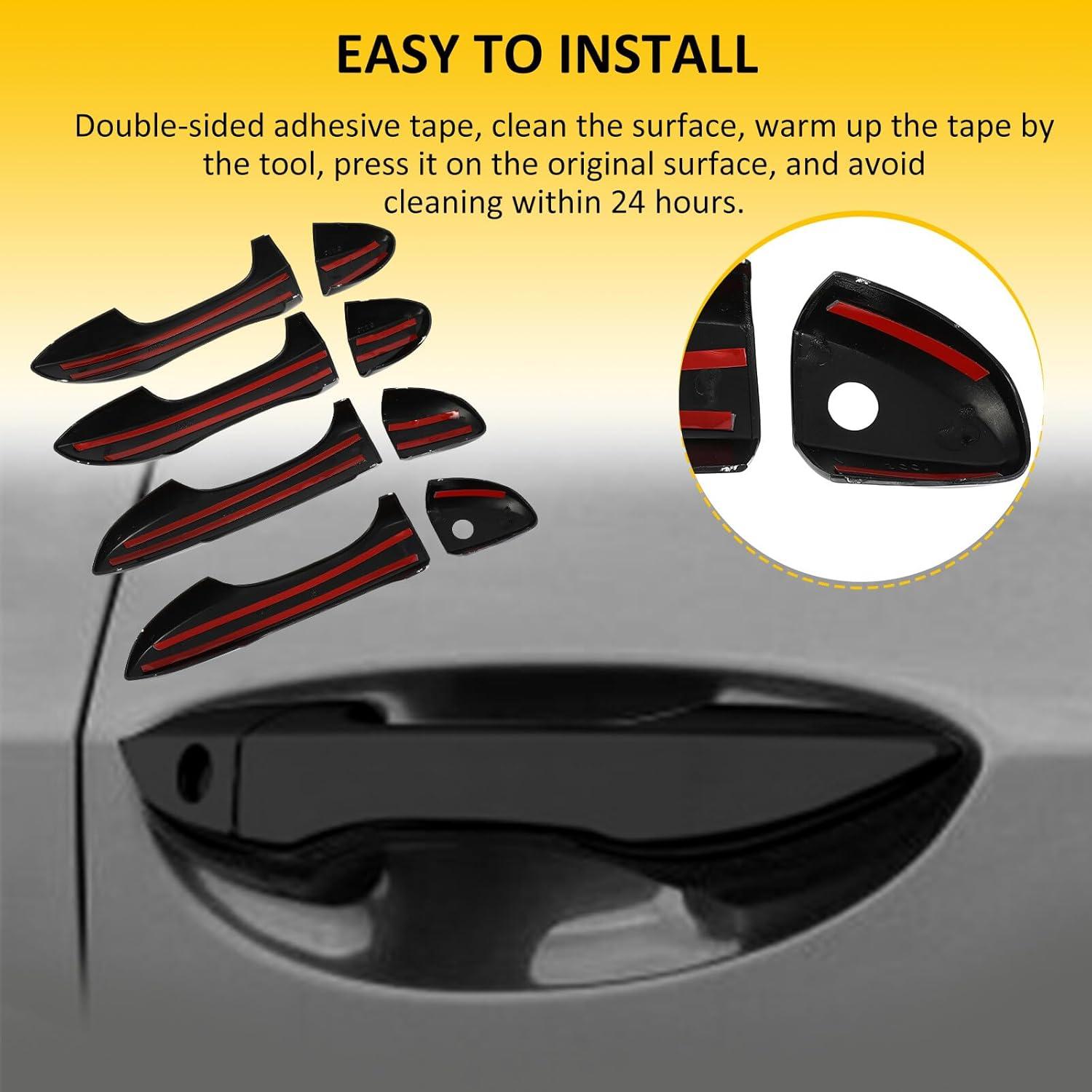 Cubiertas de Manija de Puerta OCPTY para Toyota Corolla 2014-2019